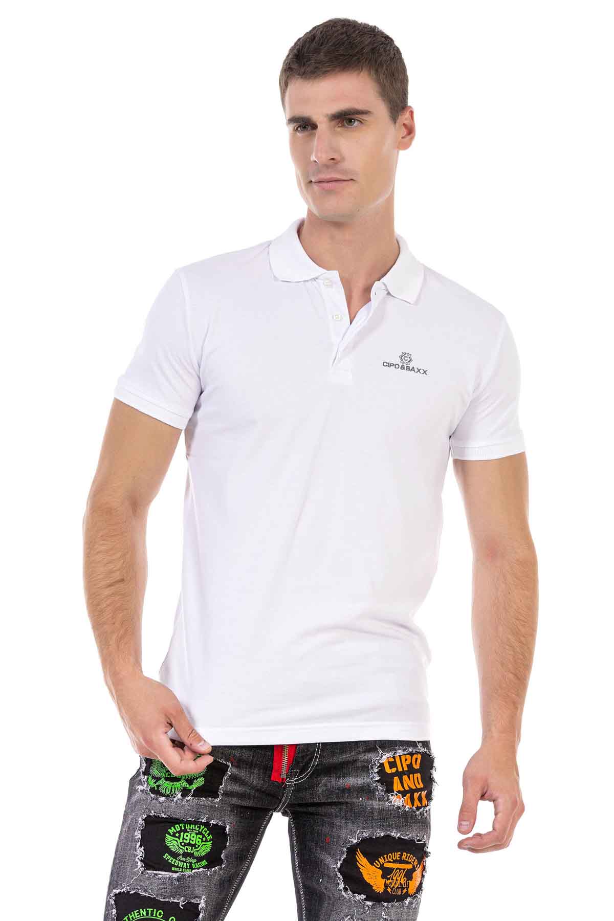 CT462 t-shirt męski polo