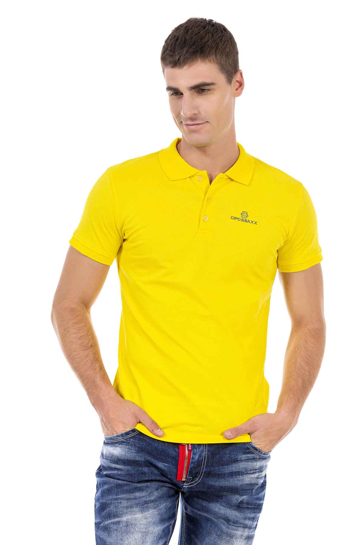 CT462 t-shirt męski polo