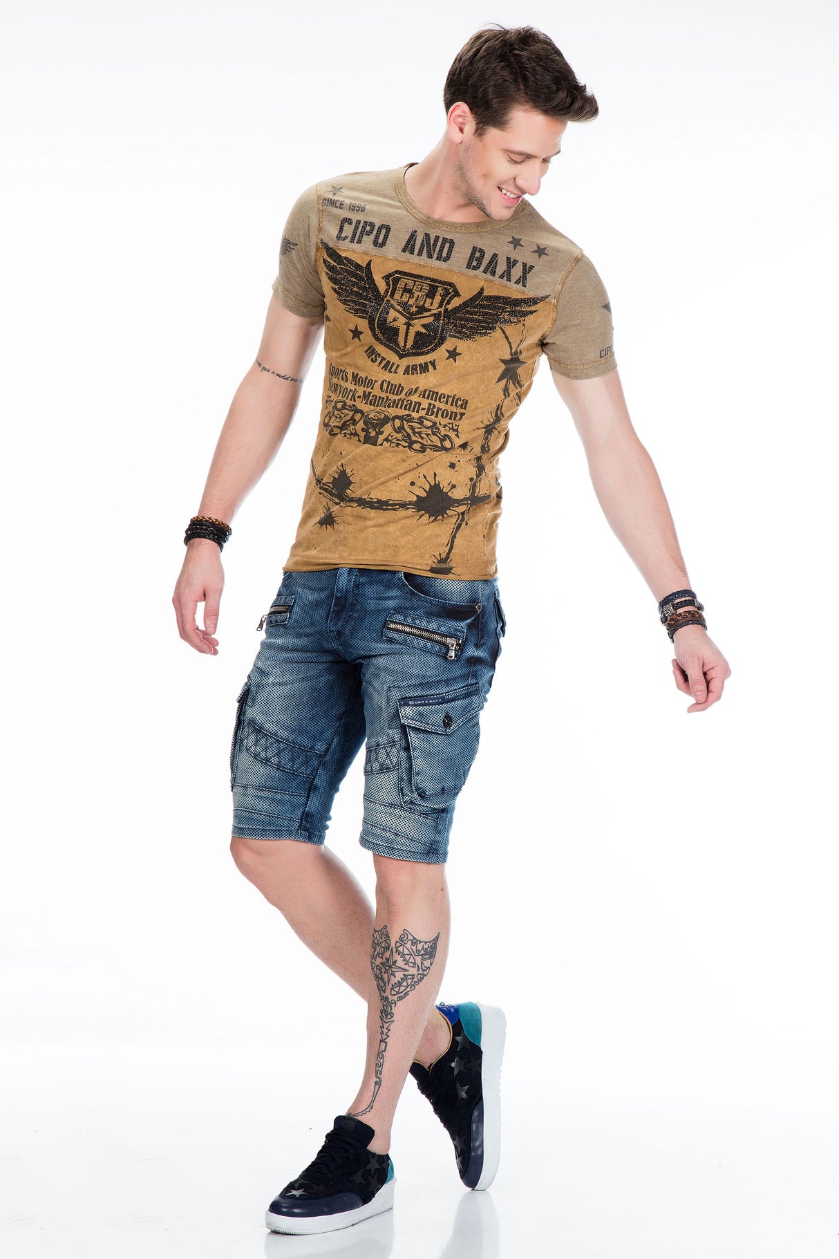 CT284 t-shirt męski z nadrukiem