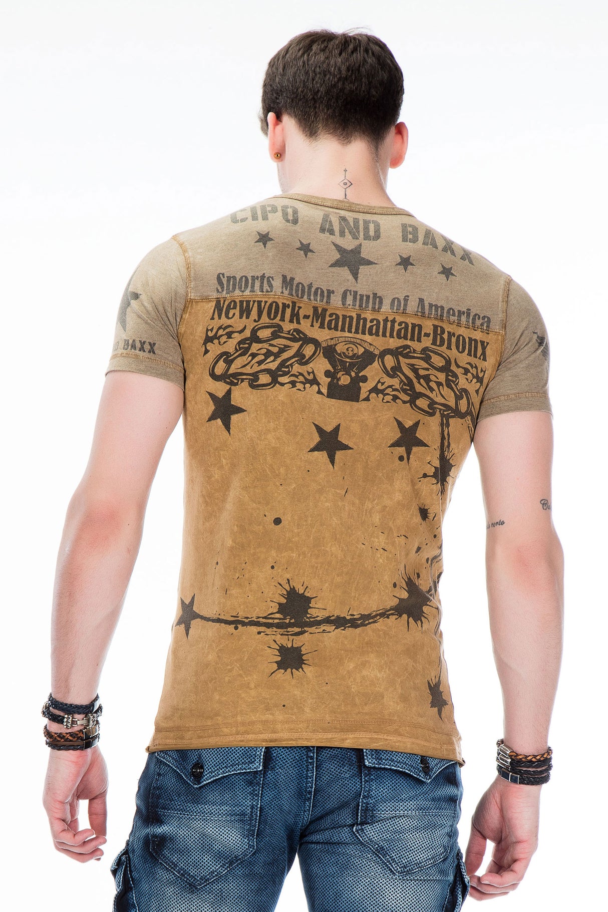 CT284 t-shirt męski z nadrukiem