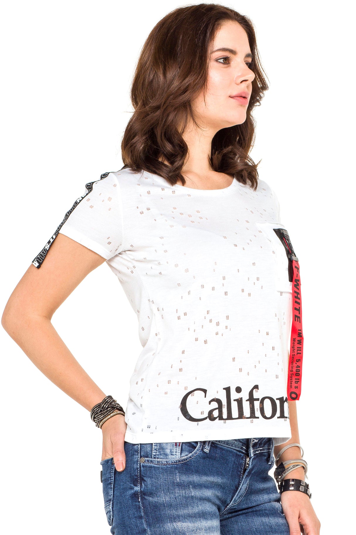 WT255 T-shirt damski