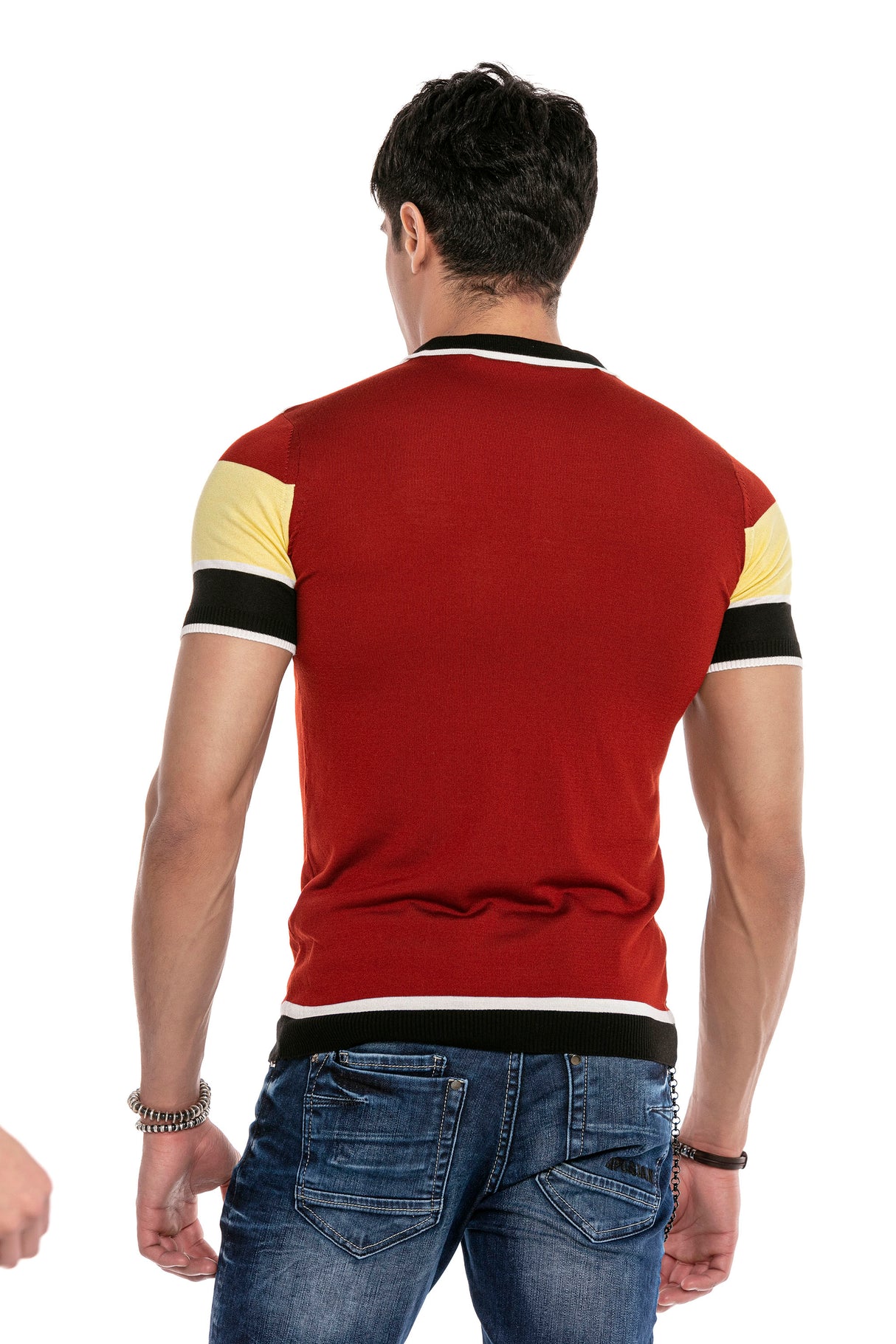 CT651 t-shirt męski dzianinowy