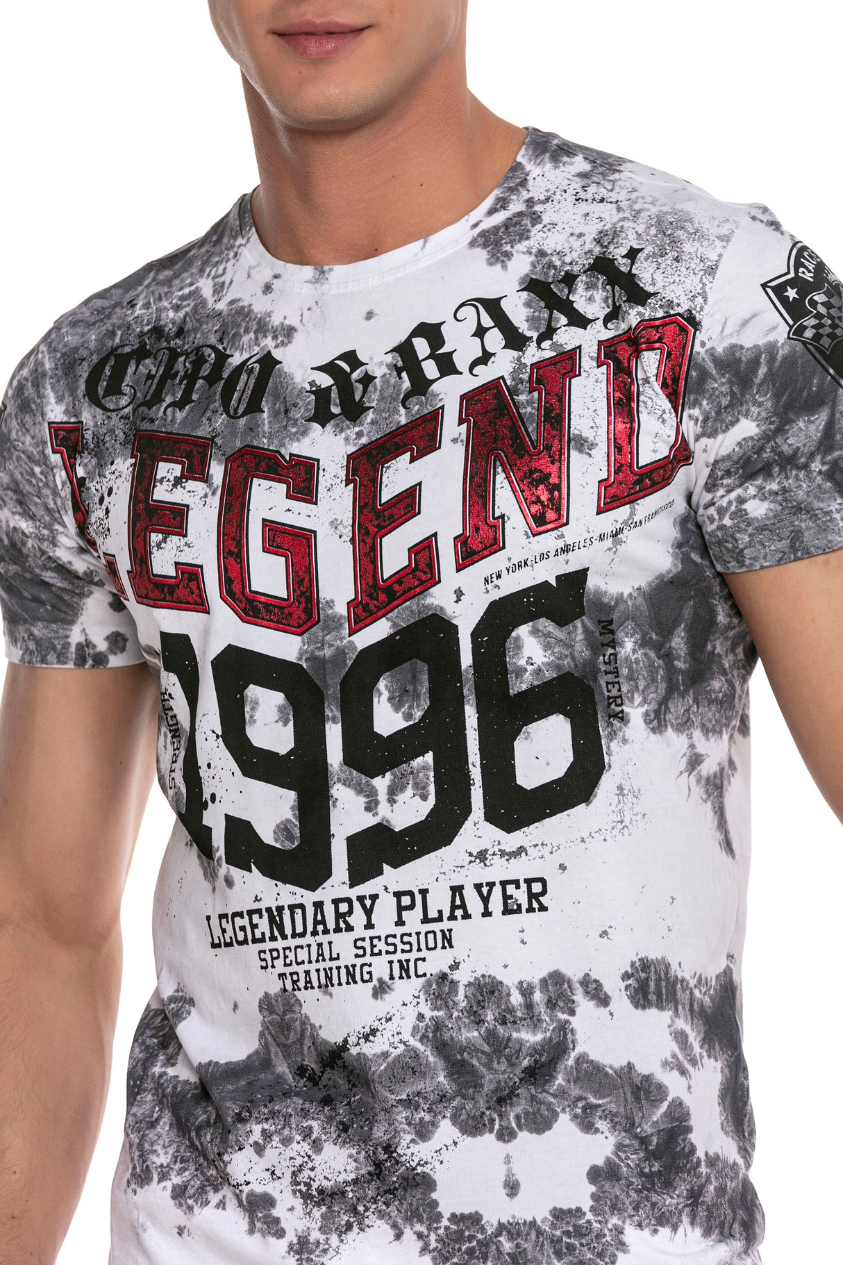 CT639 t-shirt męski z nadrukiem