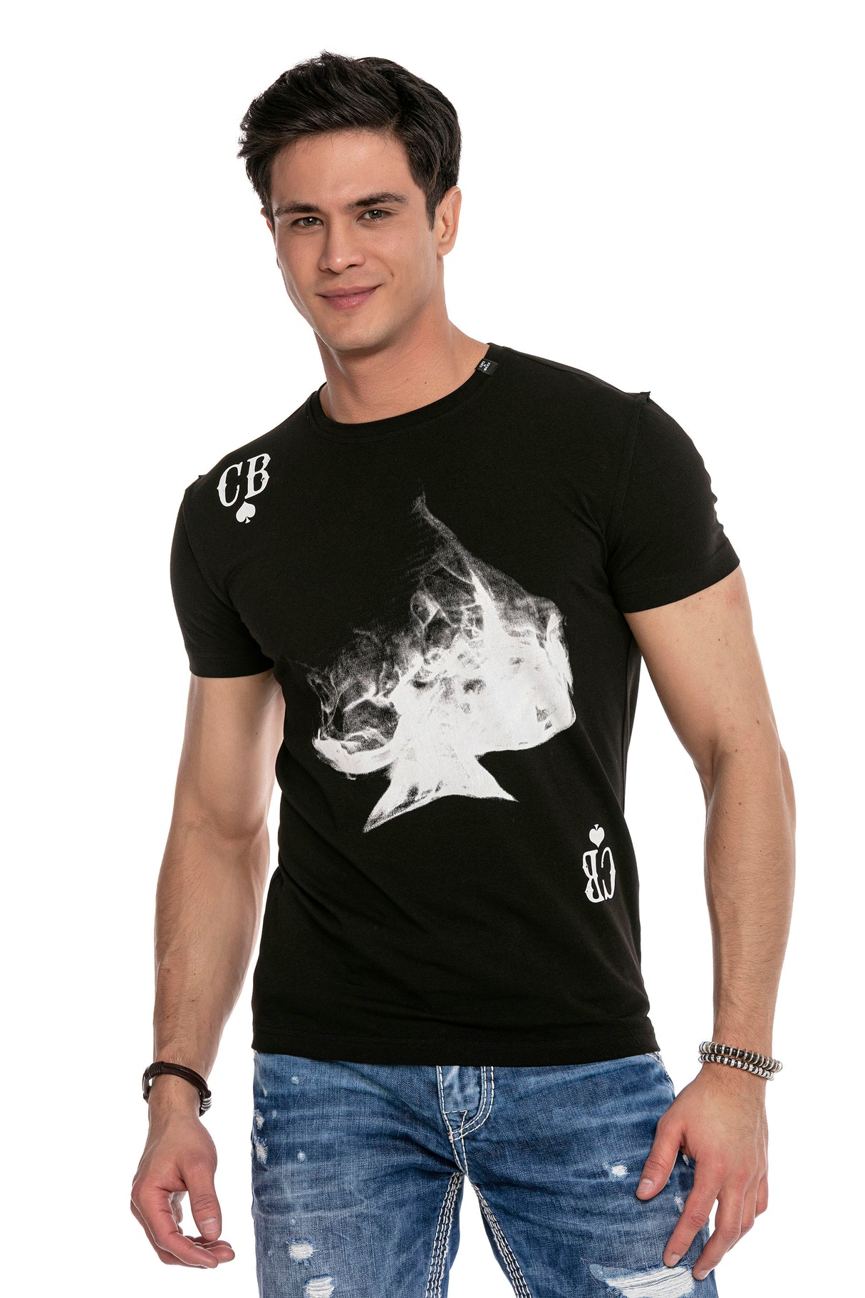 CT645 t-shirt męski z nadrukiem