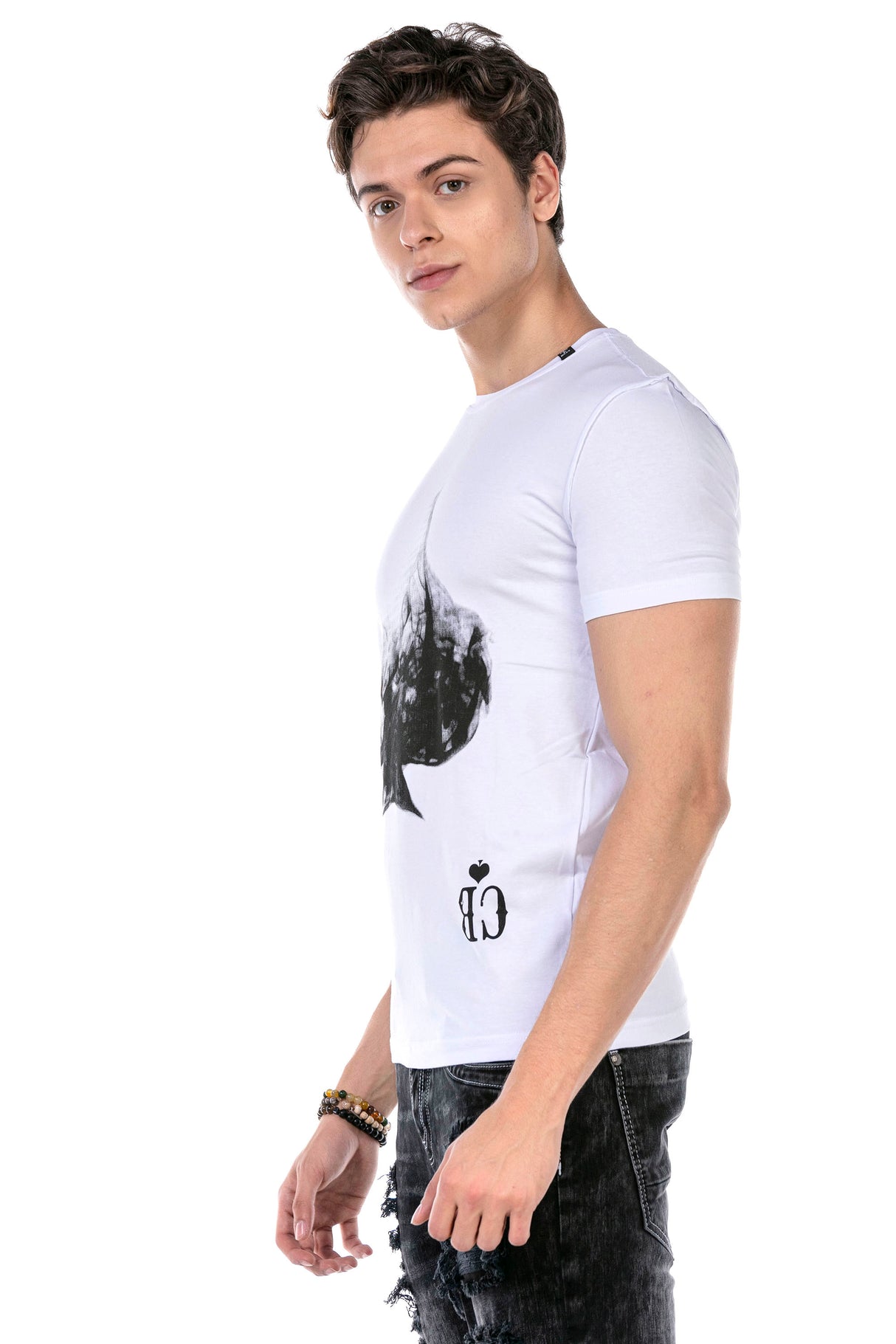 CT645 t-shirt męski z nadrukiem