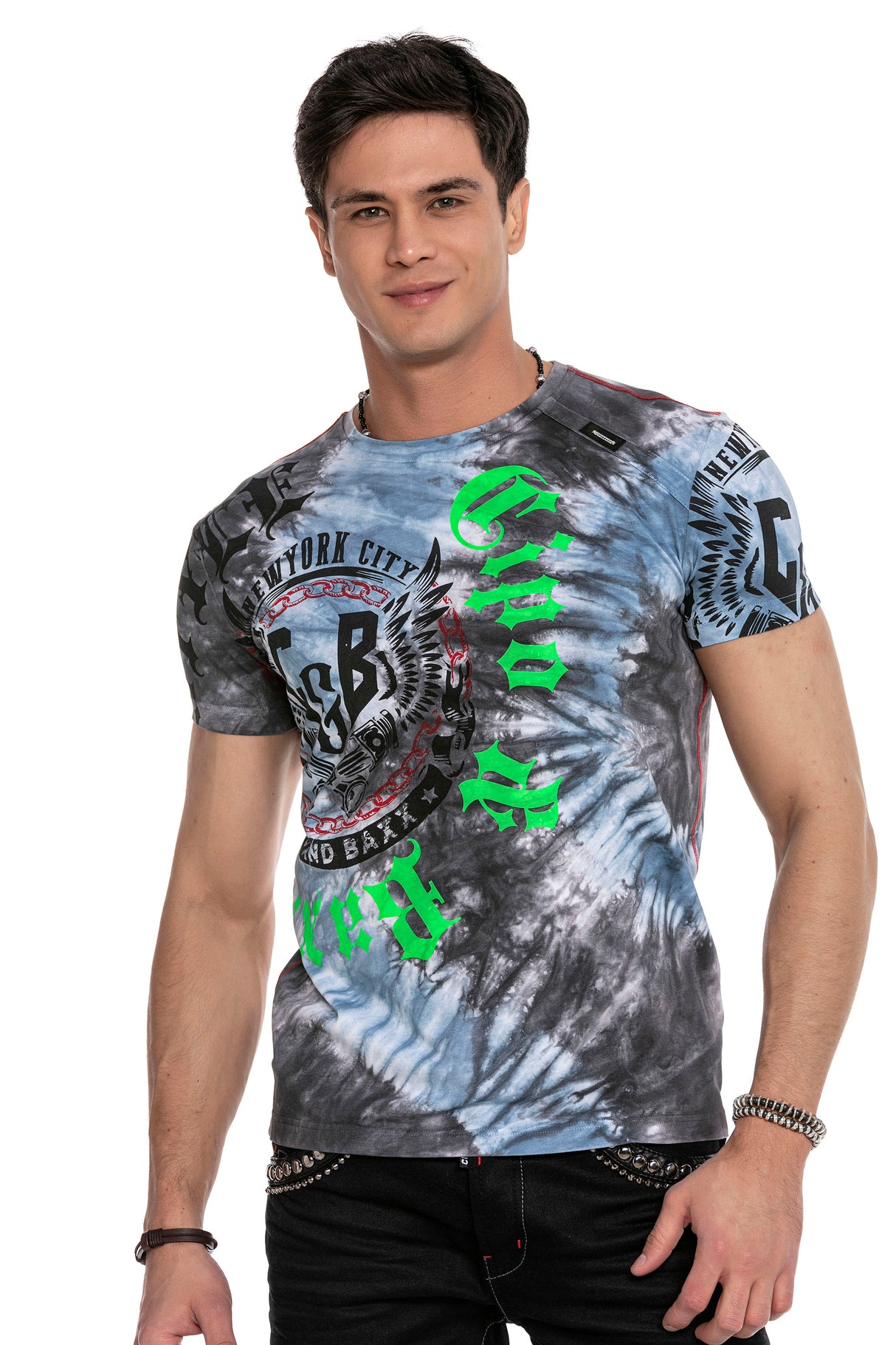 CT641 t-shirt męski z nadrukiem