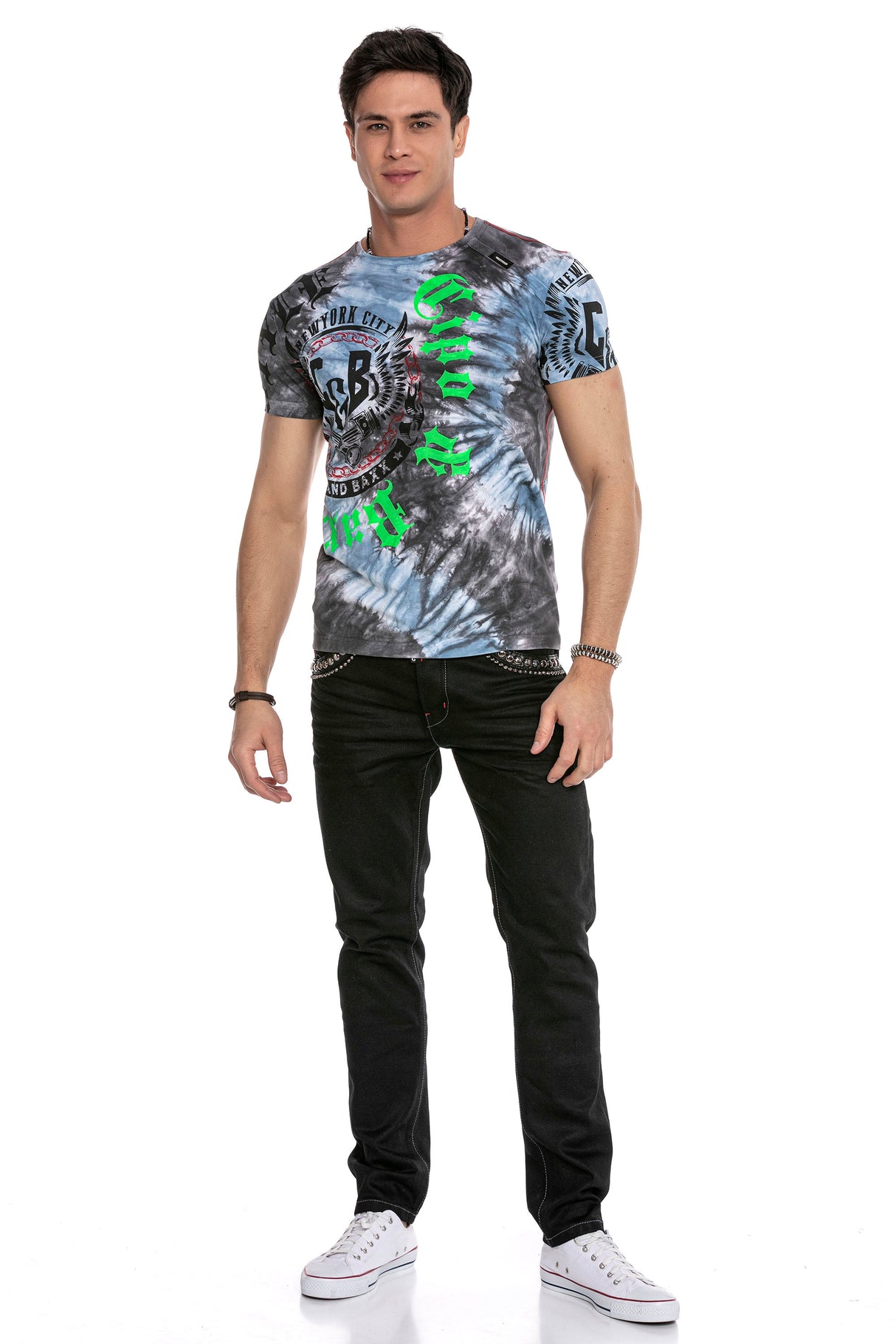 CT641 t-shirt męski z nadrukiem