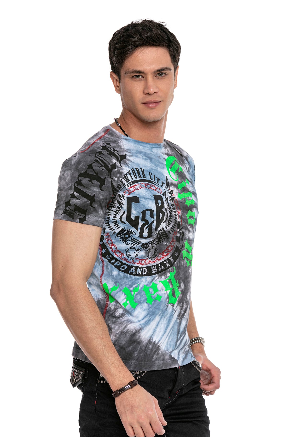 CT641 t-shirt męski z nadrukiem