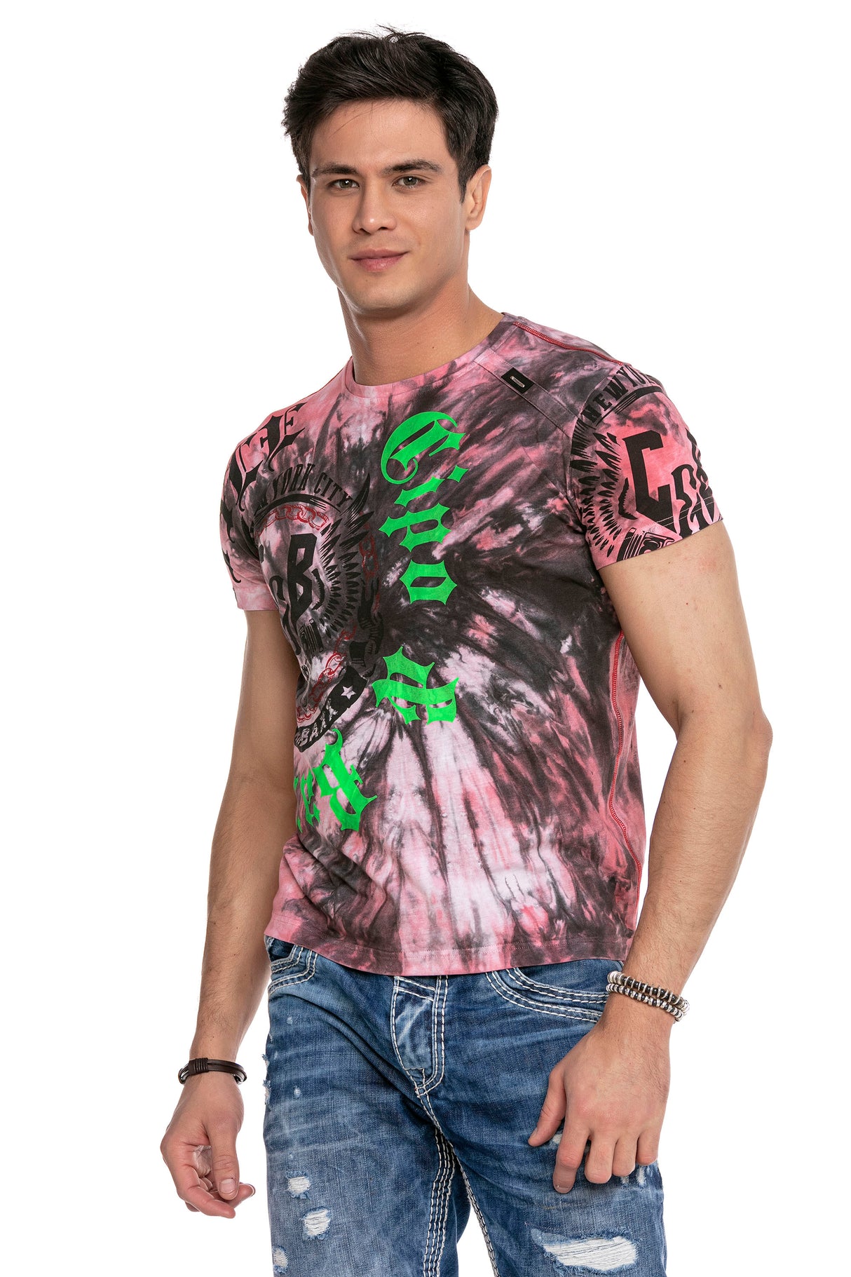 CT641 t-shirt męski z nadrukiem