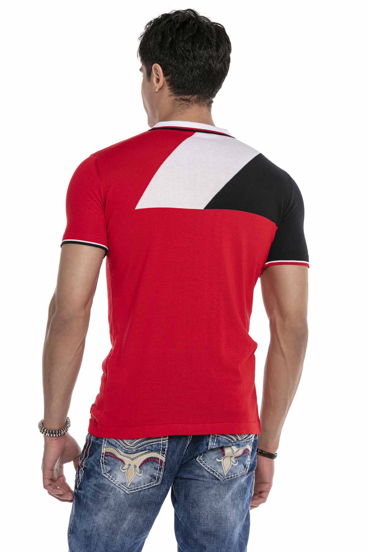 CT650 t-shirt męski dzianinowy