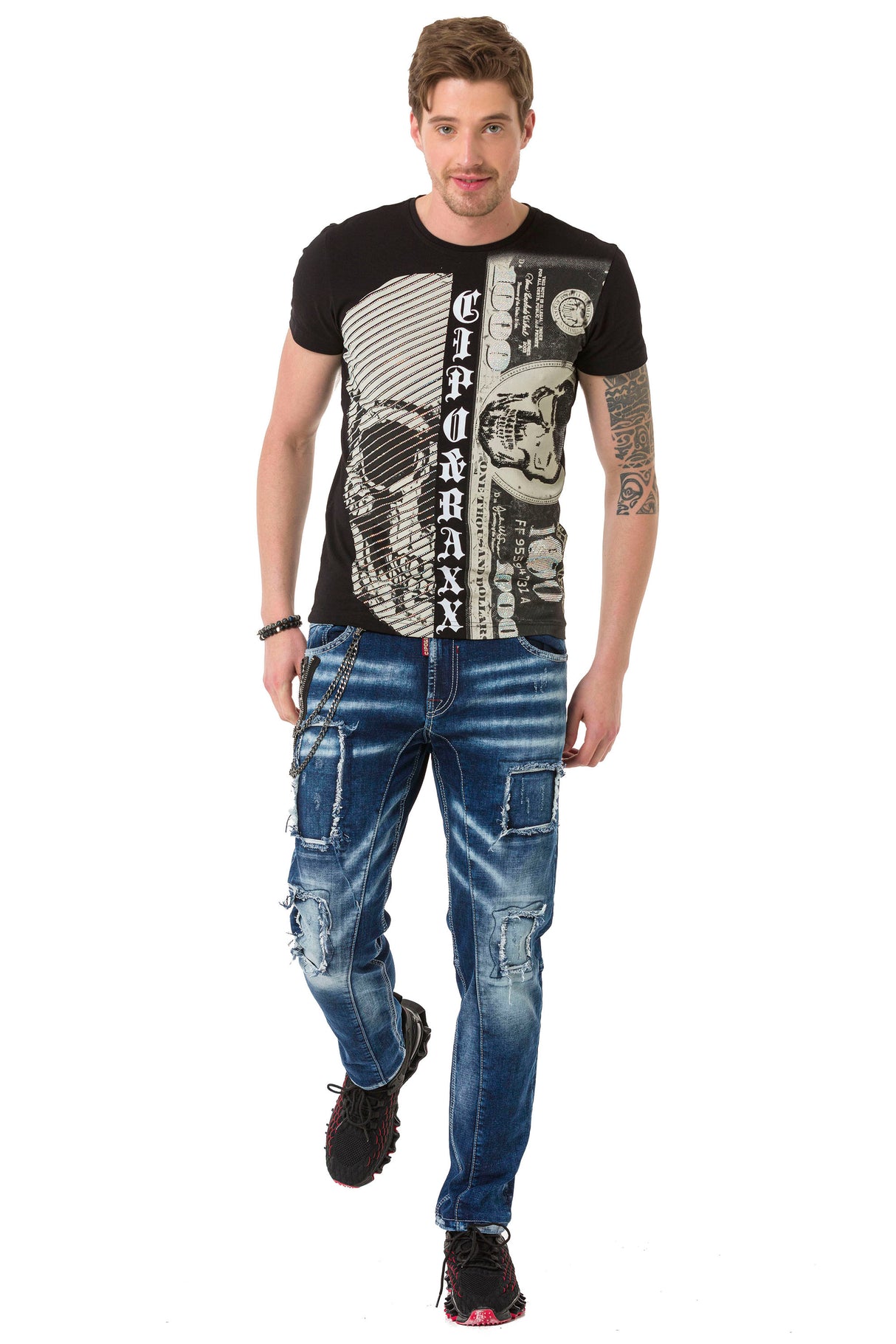 CT688 T-shirt męskie z nadrukiem