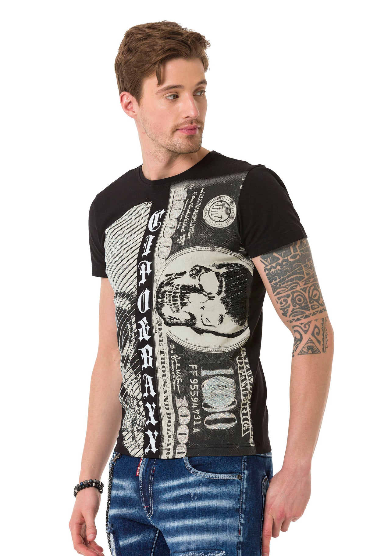 CT688 T-shirt męskie z nadrukiem