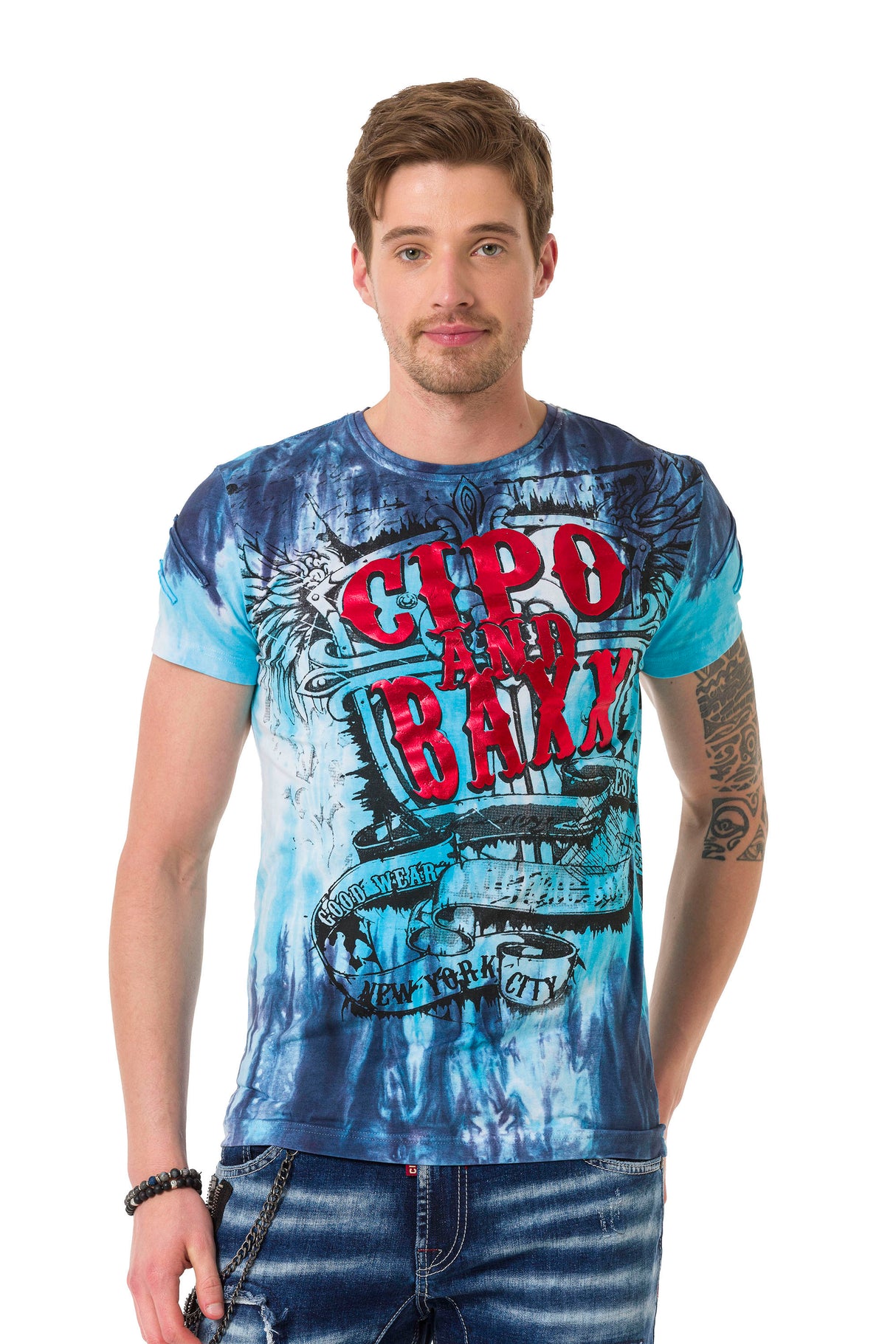 CT686 t-shirt męski z nadrukiem