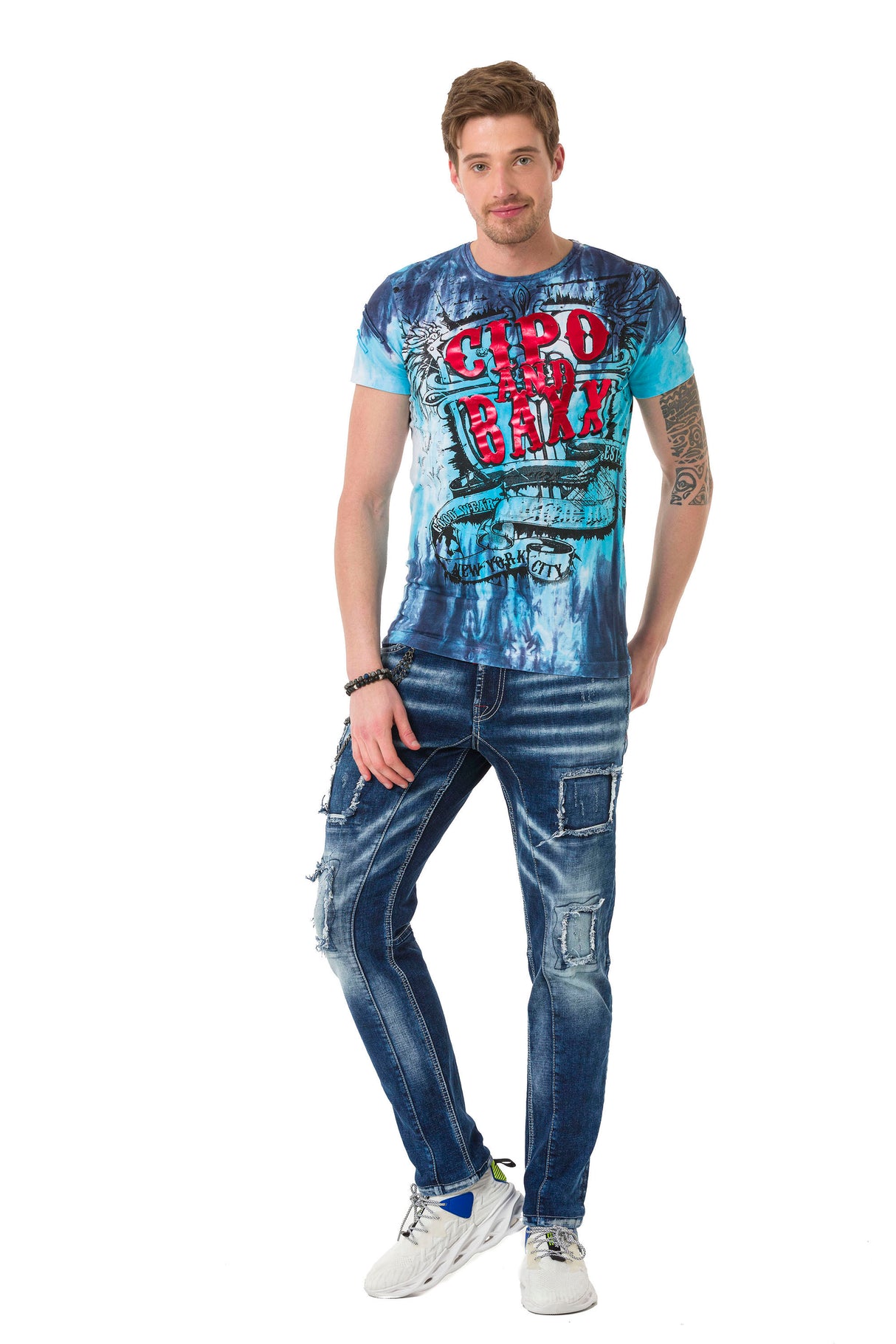 CT686 t-shirt męski z nadrukiem