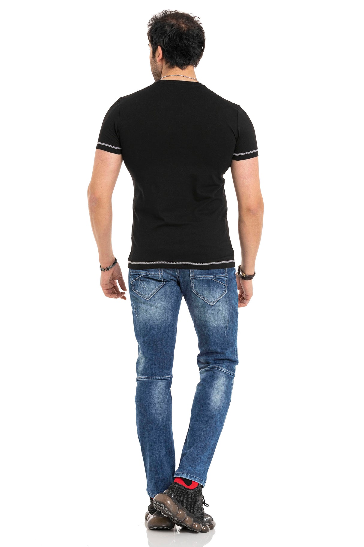 CT677 t-shirt męski z nadrukiem