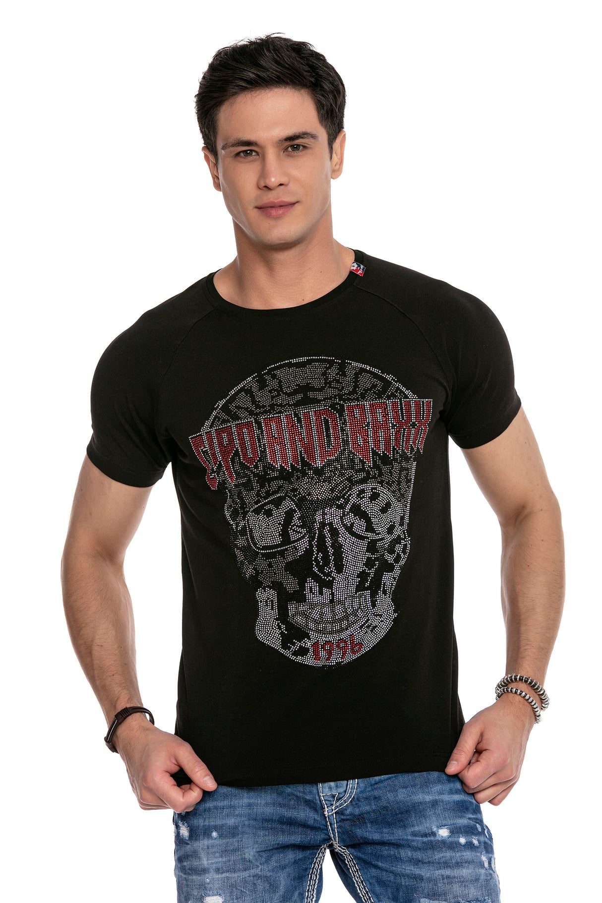 CT655 t-shirt męski z nadrukiem