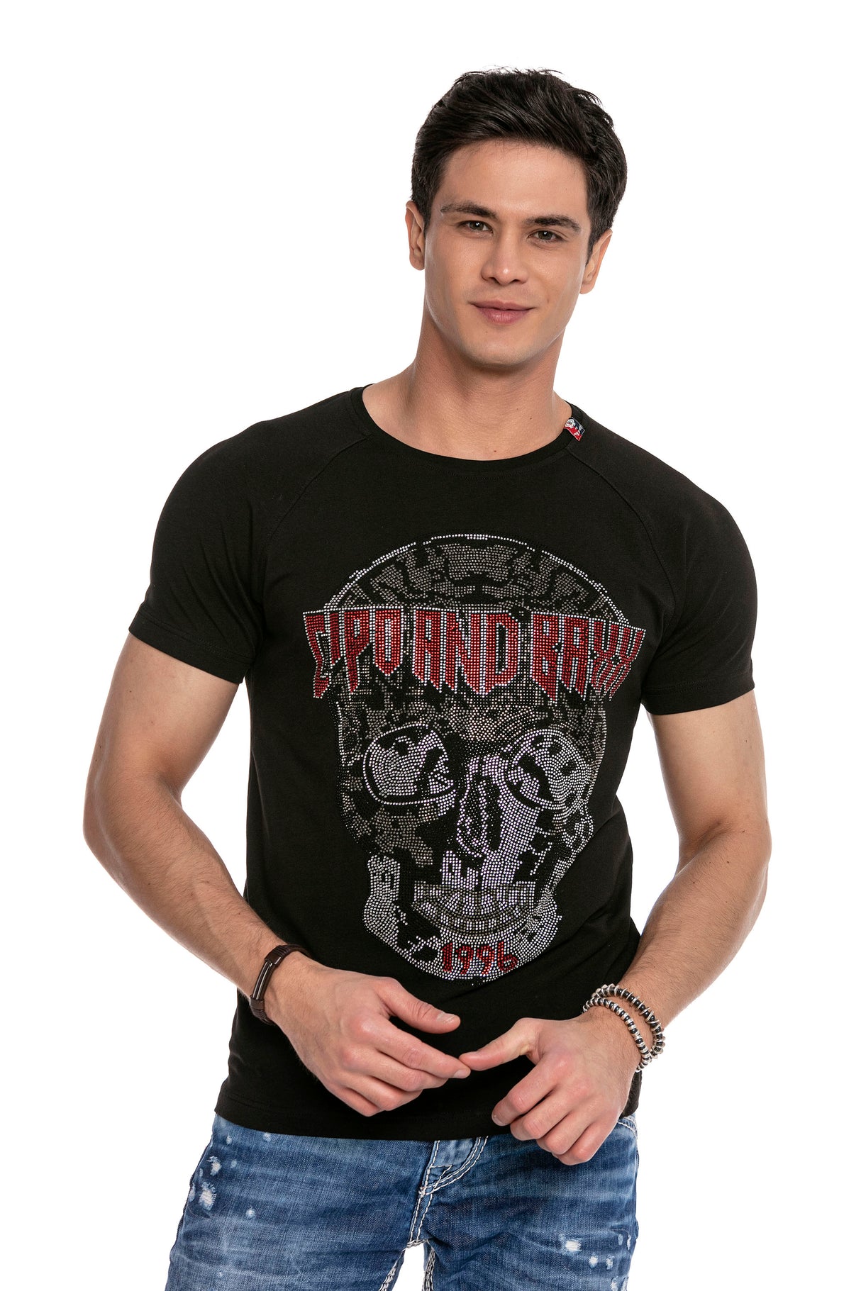 CT655 t-shirt męski z nadrukiem