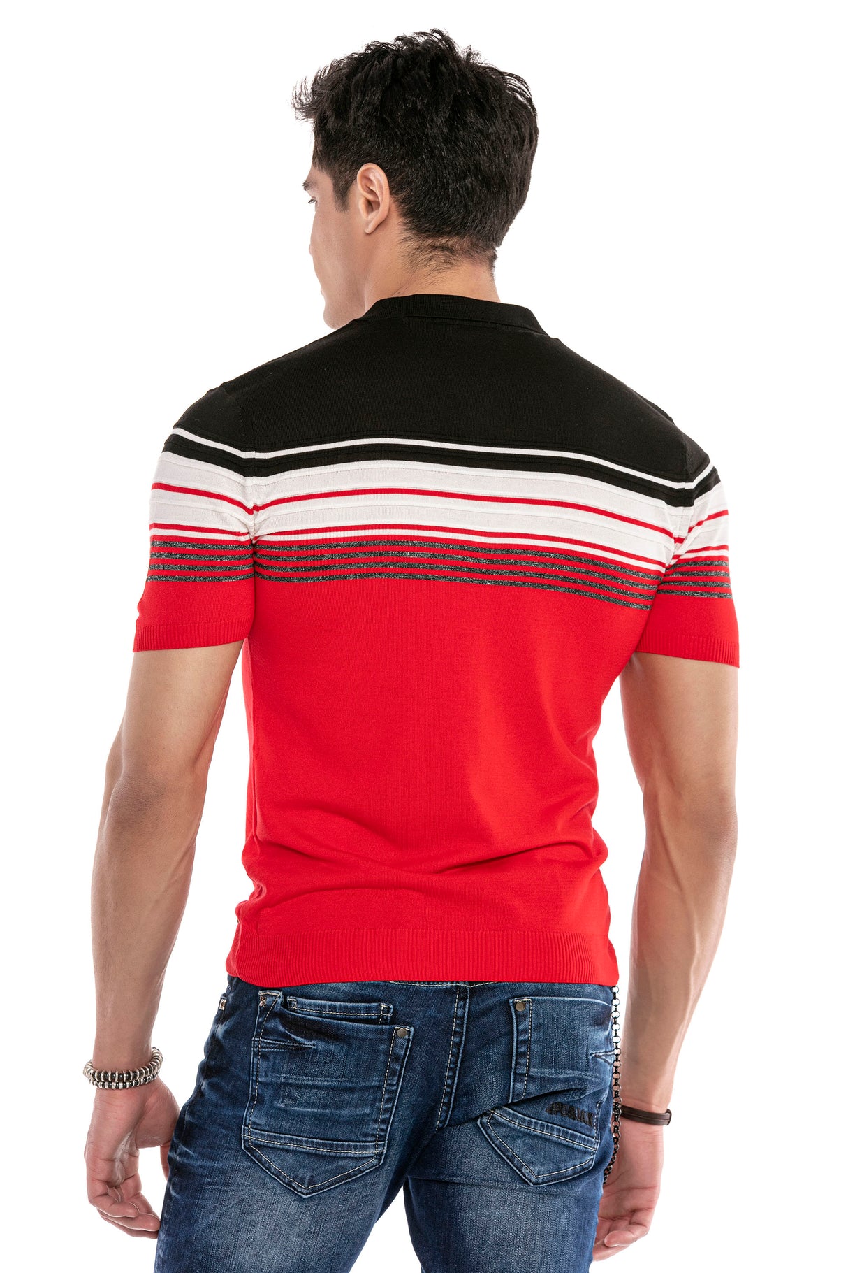 CT654 t-shirt męski dzianinowy