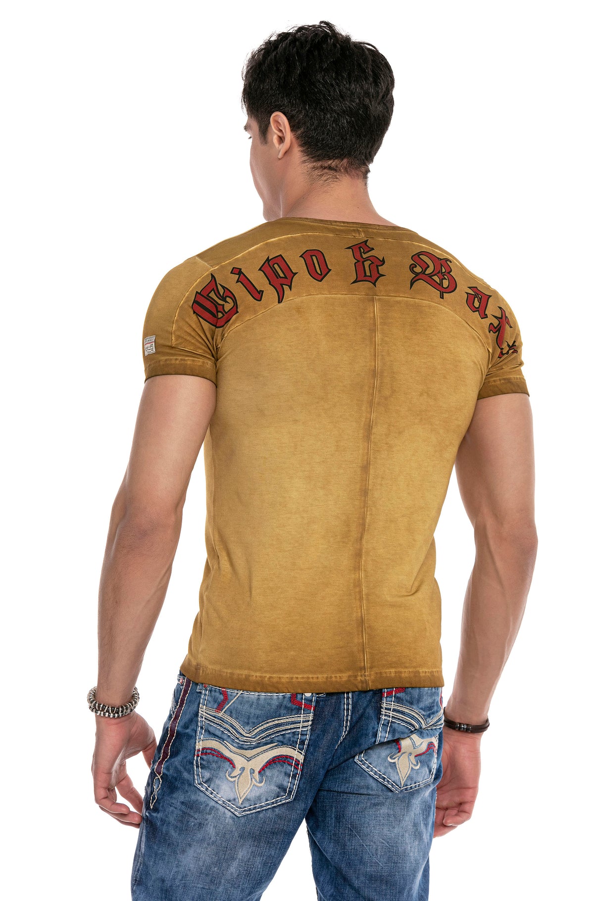 CT646 T-shirt męski z nadrukiem