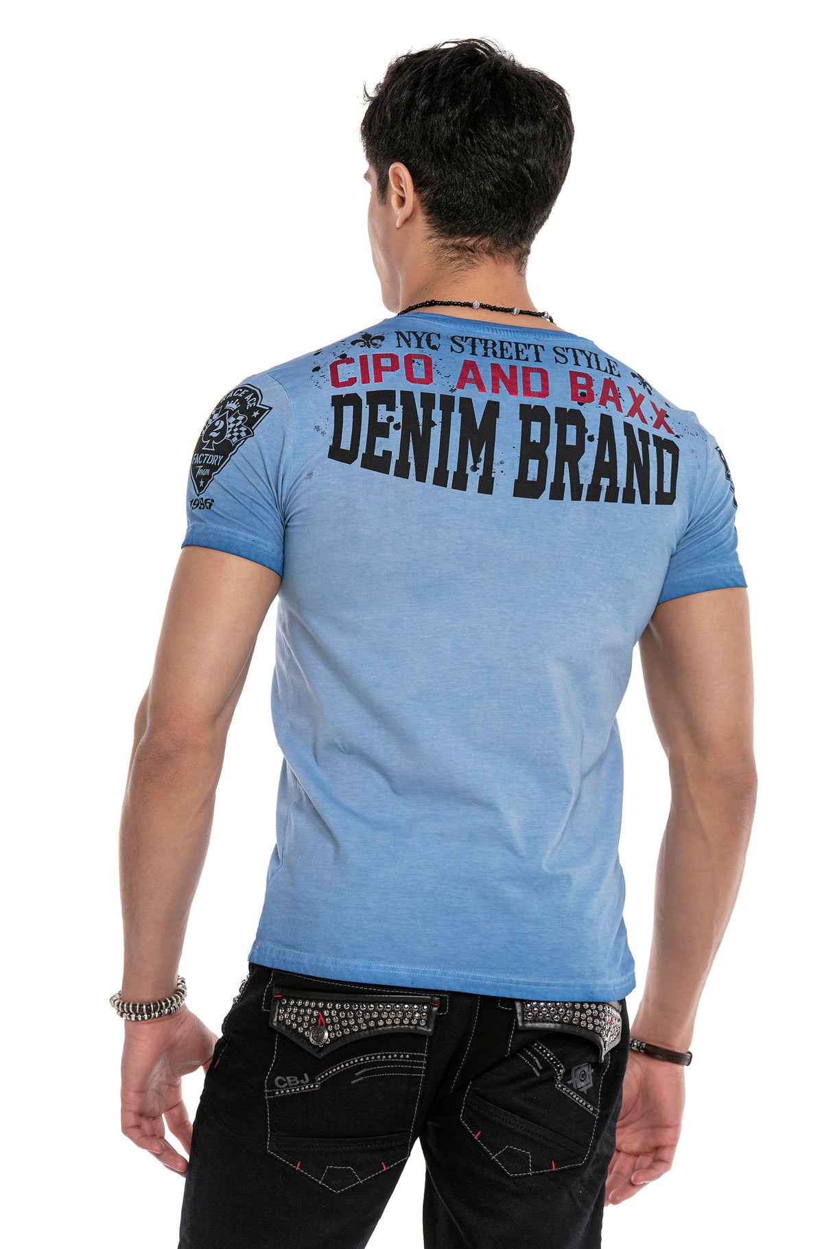 CT616 t-shirt męski z nadrukiem