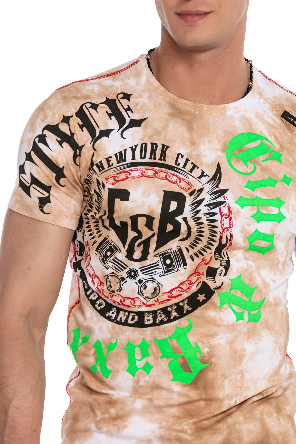 CT615 Camiseta para hombres en Batik Design