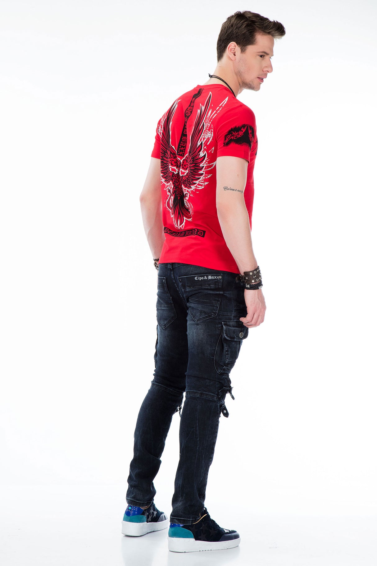 CT379 t-shirt męski z nadrukiem