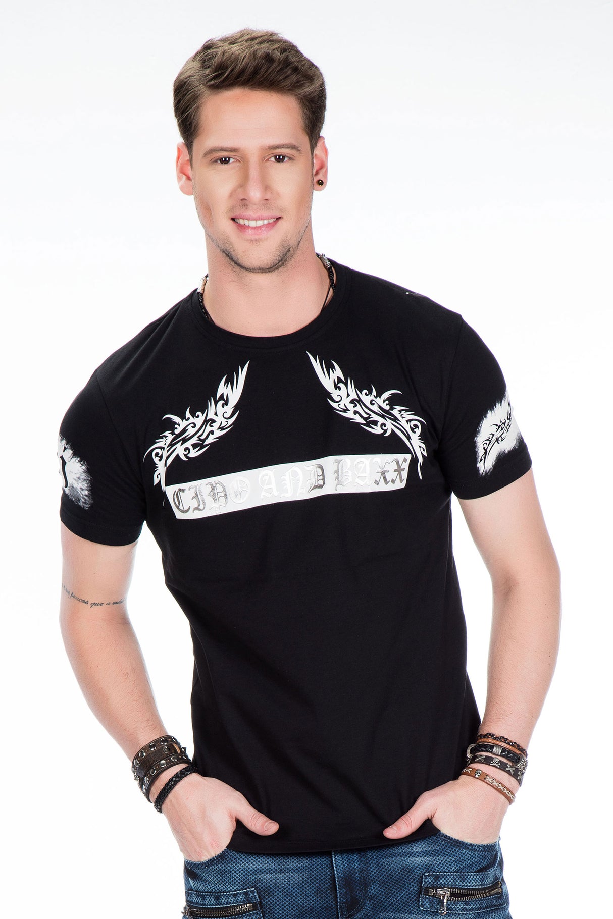 CT379 t-shirt męski z nadrukiem