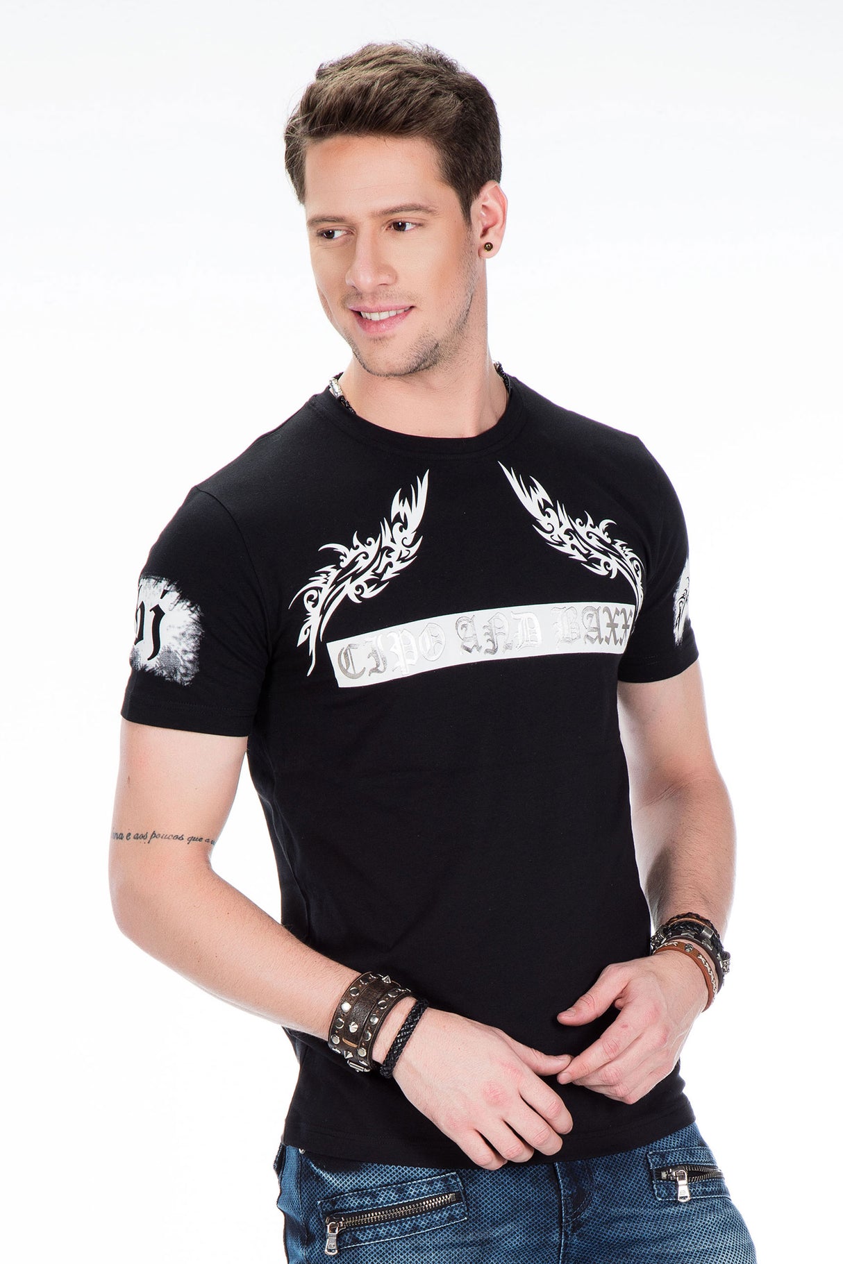 CT379 t-shirt męski z nadrukiem