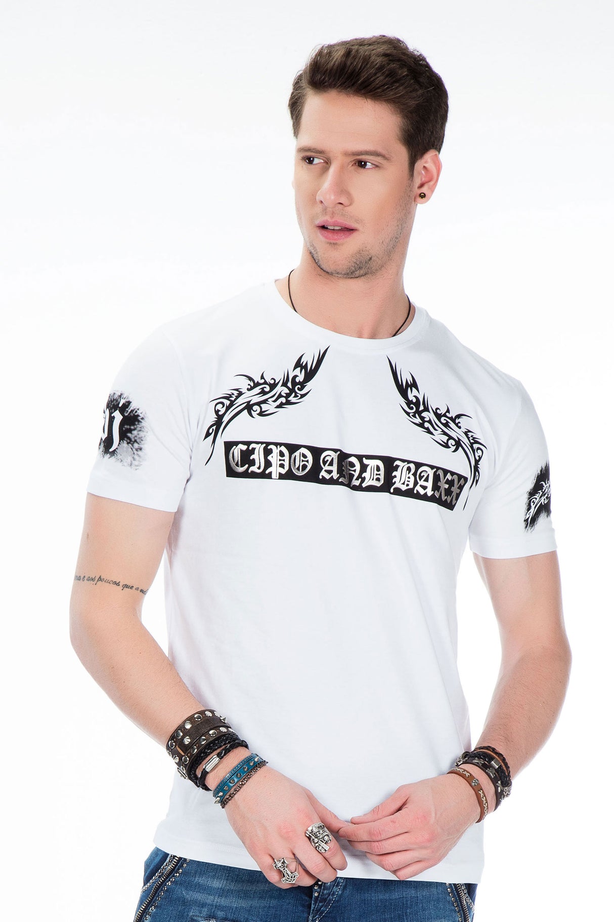 CT379 t-shirt męski z nadrukiem