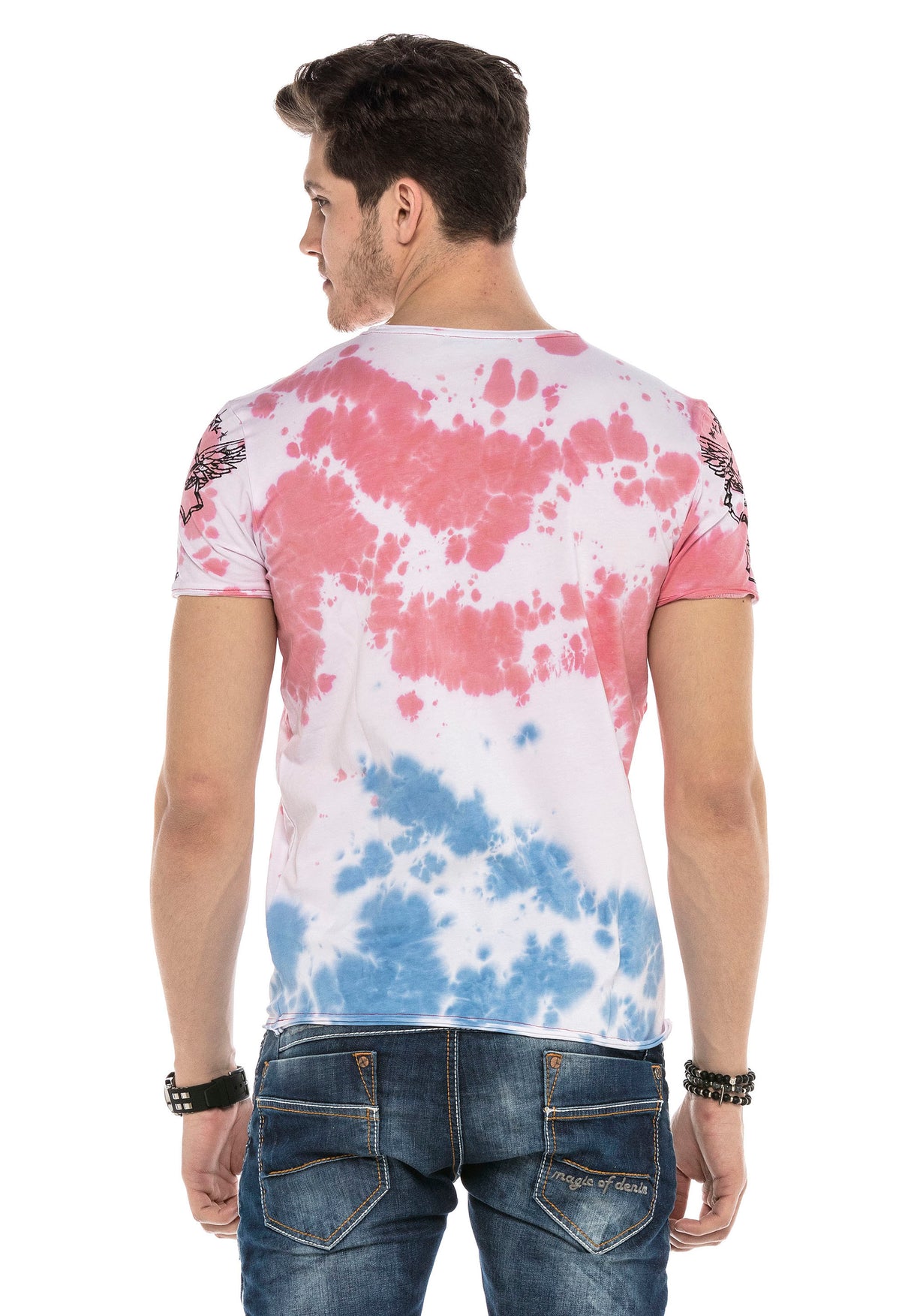 CT558 t-shirt męski z nadrukiem