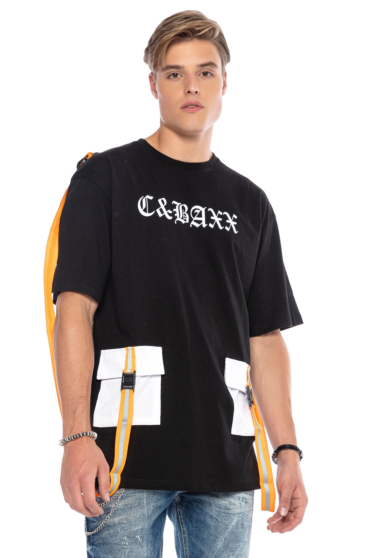 CT589 t-shirt męski oversize