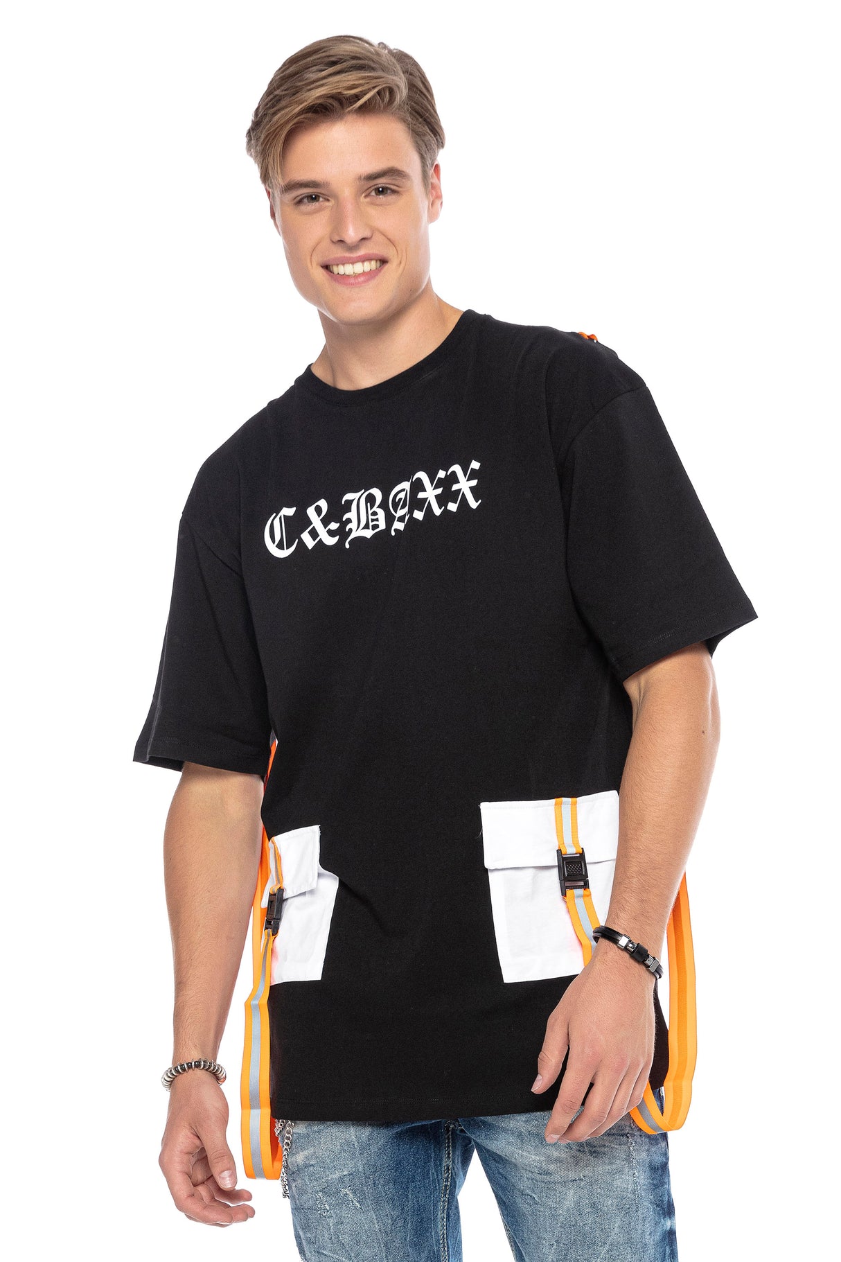 CT589 t-shirt męski oversize