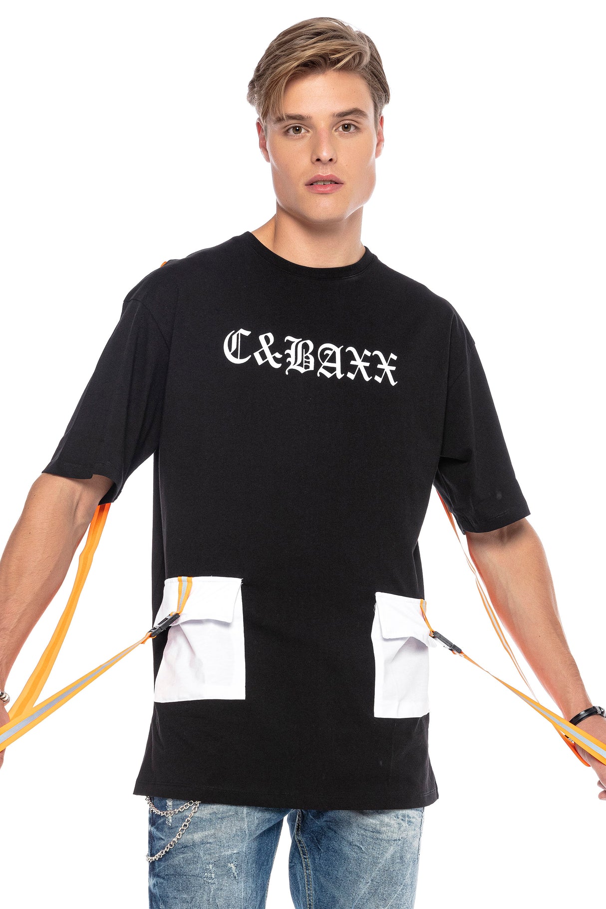 CT589 t-shirt męski oversize