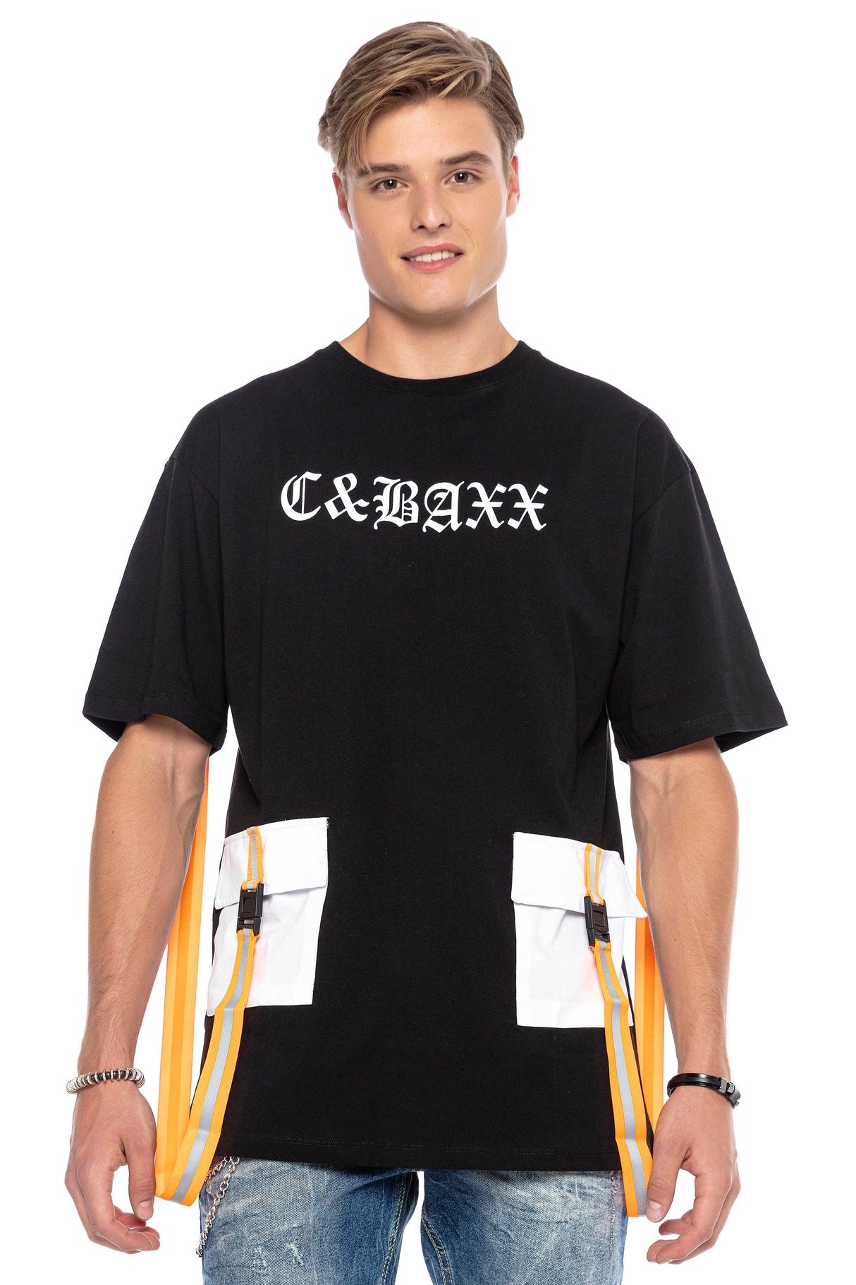 CT589 t-shirt męski oversize