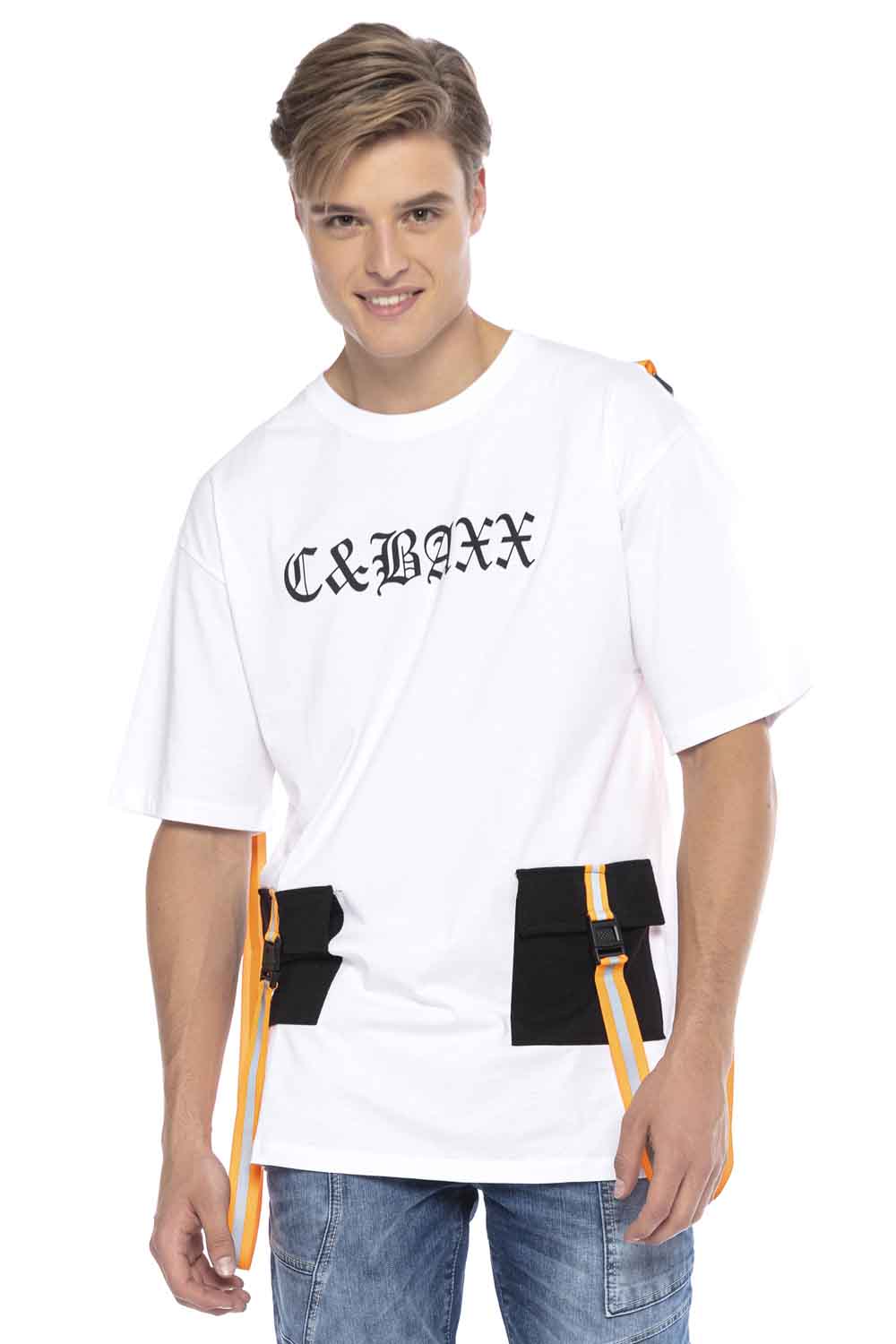 CT589 t-shirt męski oversize