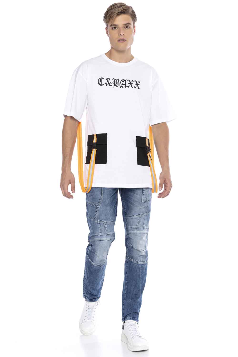 CT589 t-shirt męski oversize