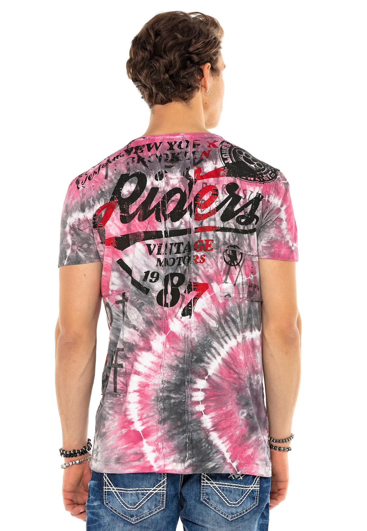 CT583 t-shirt męski z nadrukiem