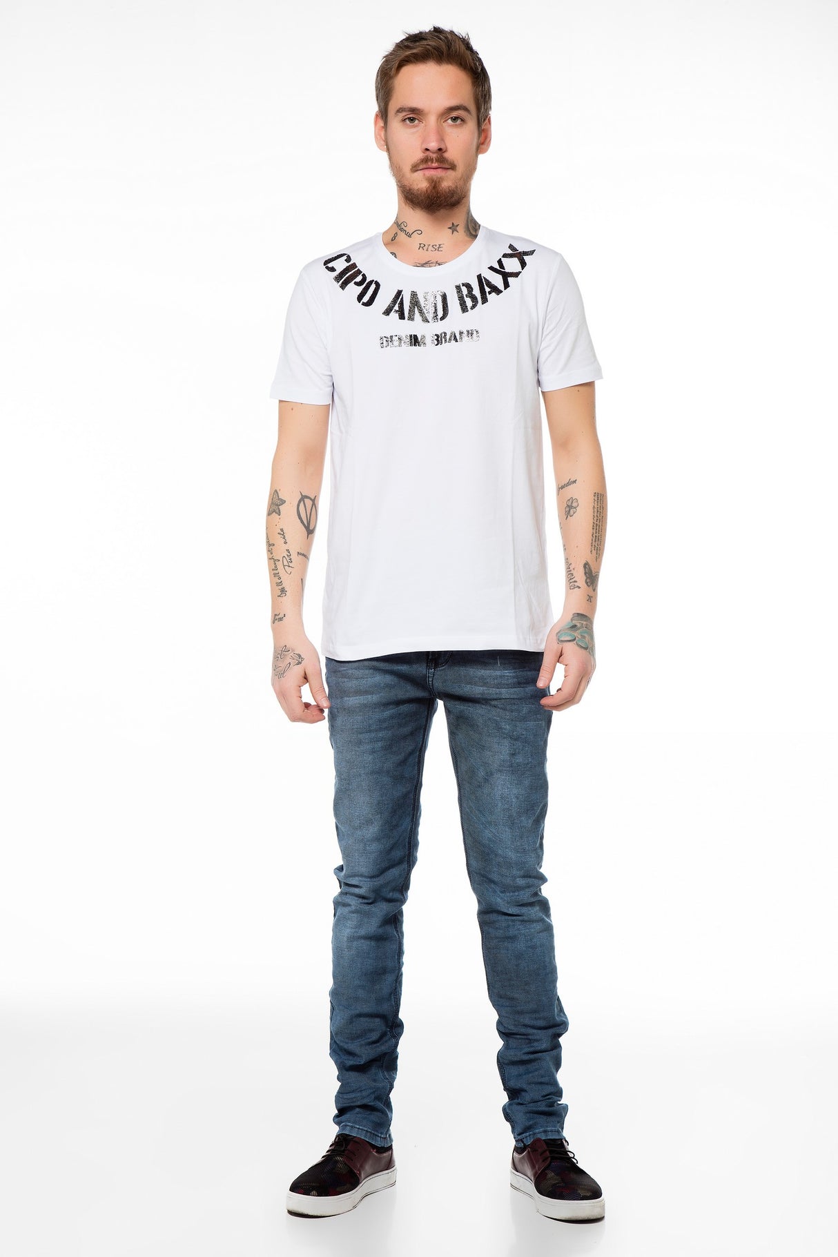 CT413 t-shirt męski z nadrukiem