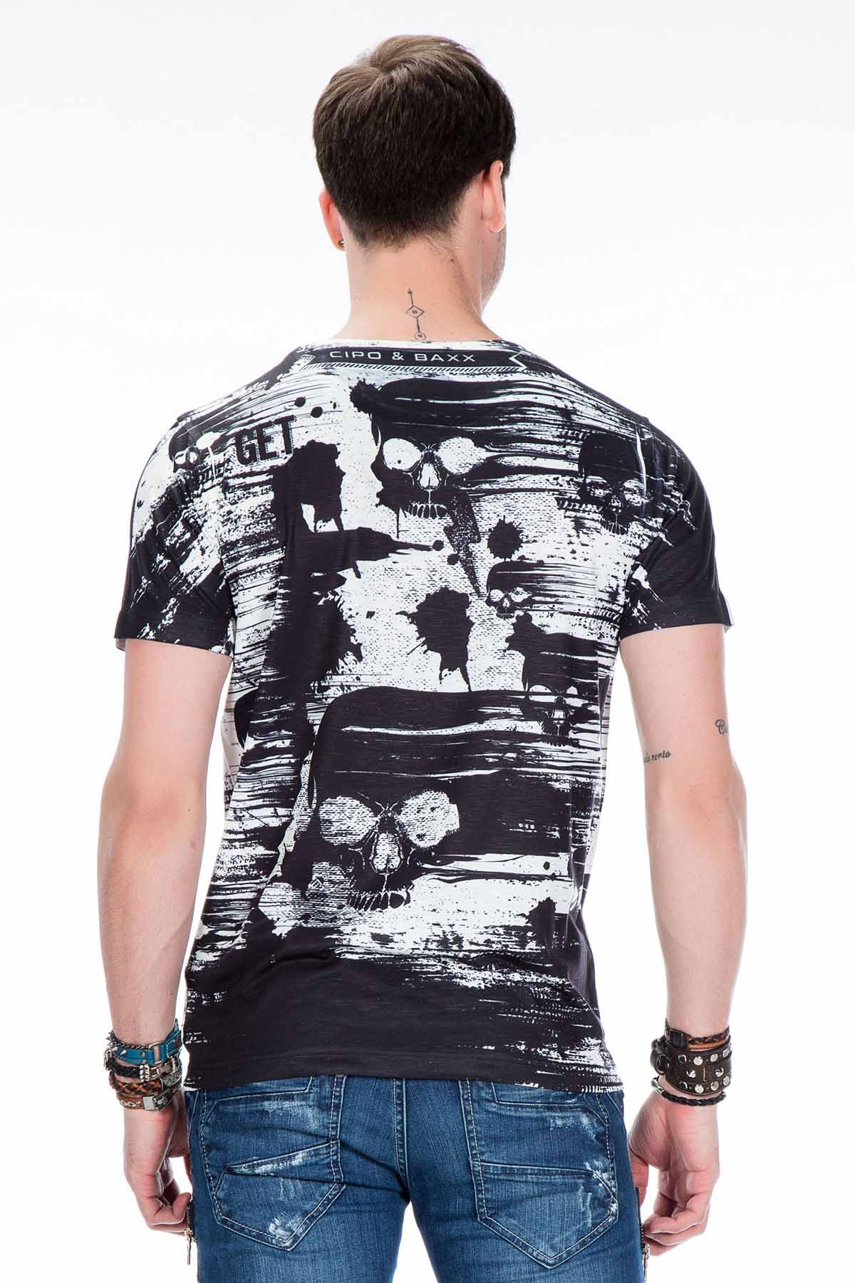 CT437 t-shirt męski z nadrukiem