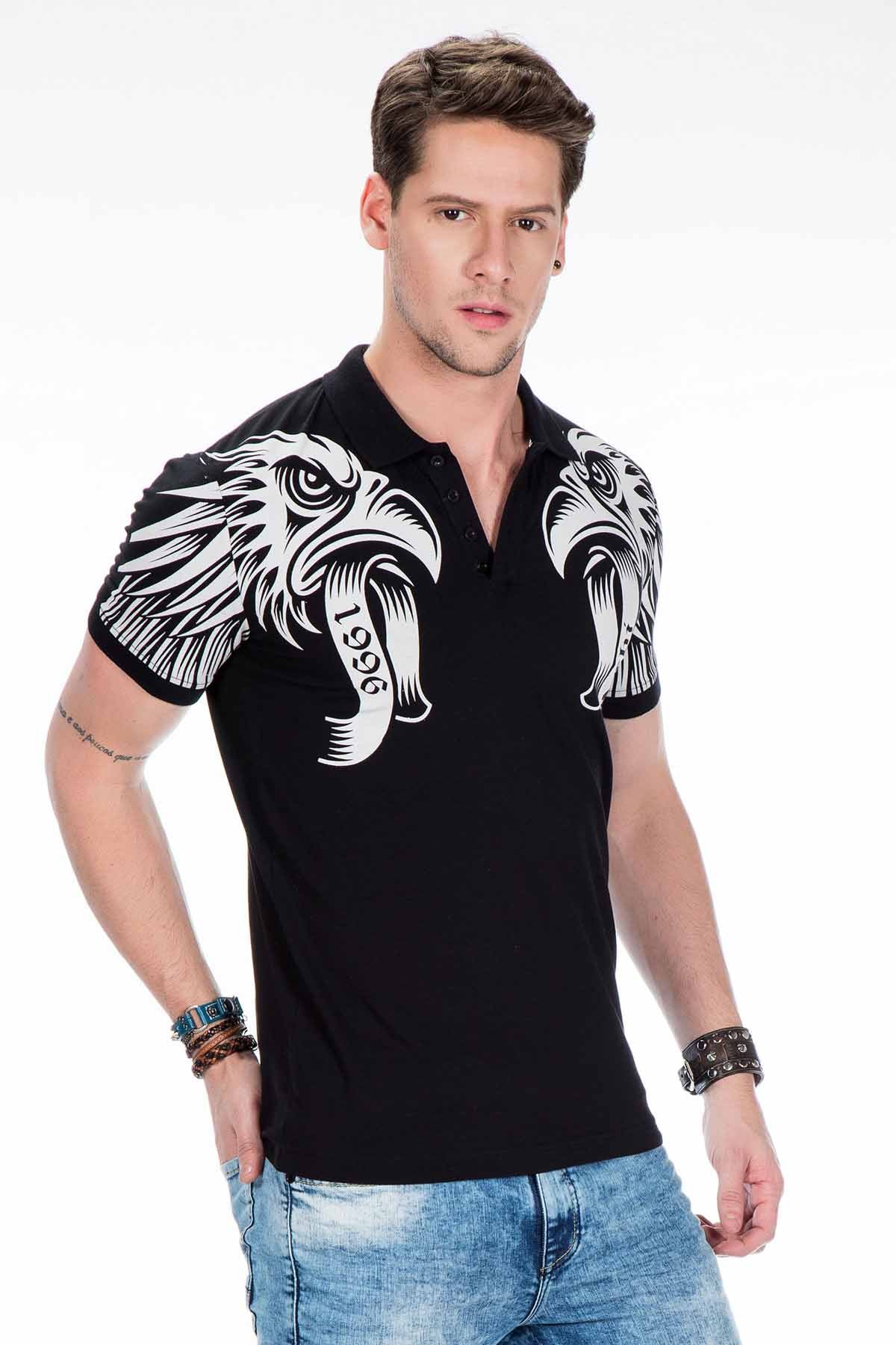 CT403 t-shirt męski z nadrukiem