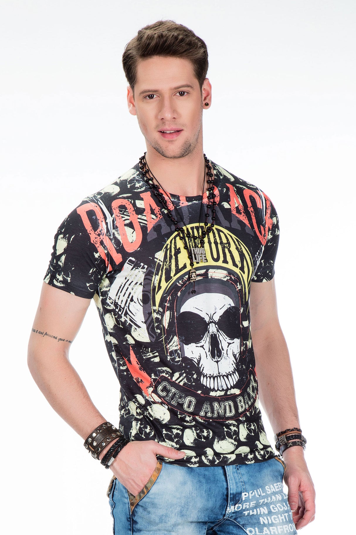 CT405 koszulka męska z nadrukiem