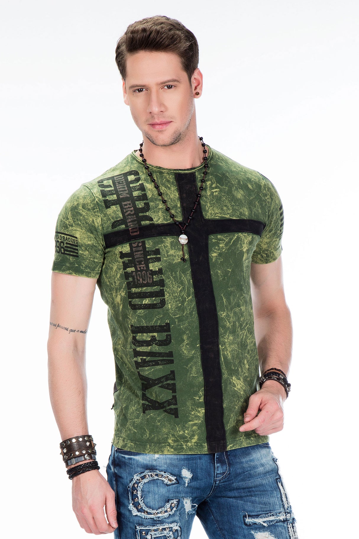 CT441 t-shirt męski z nadrukiem