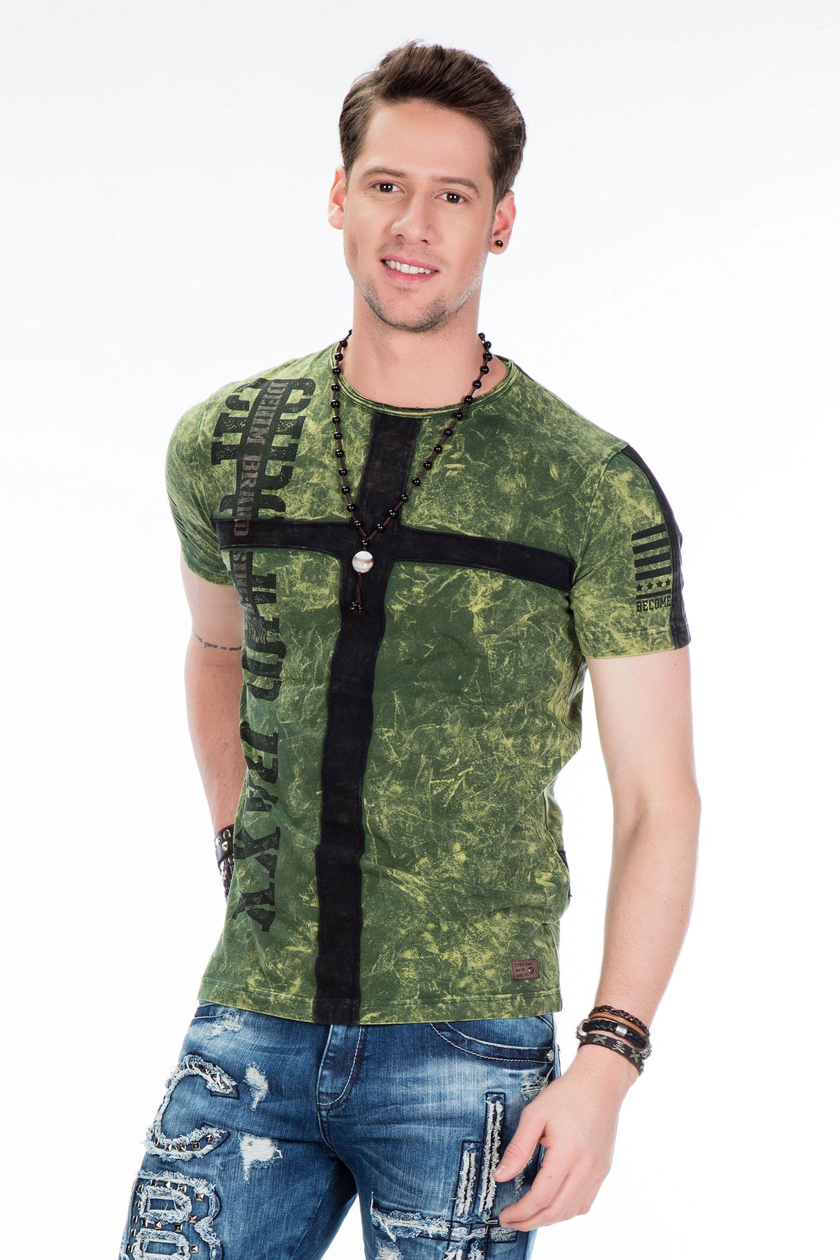 CT441 t-shirt męski z nadrukiem