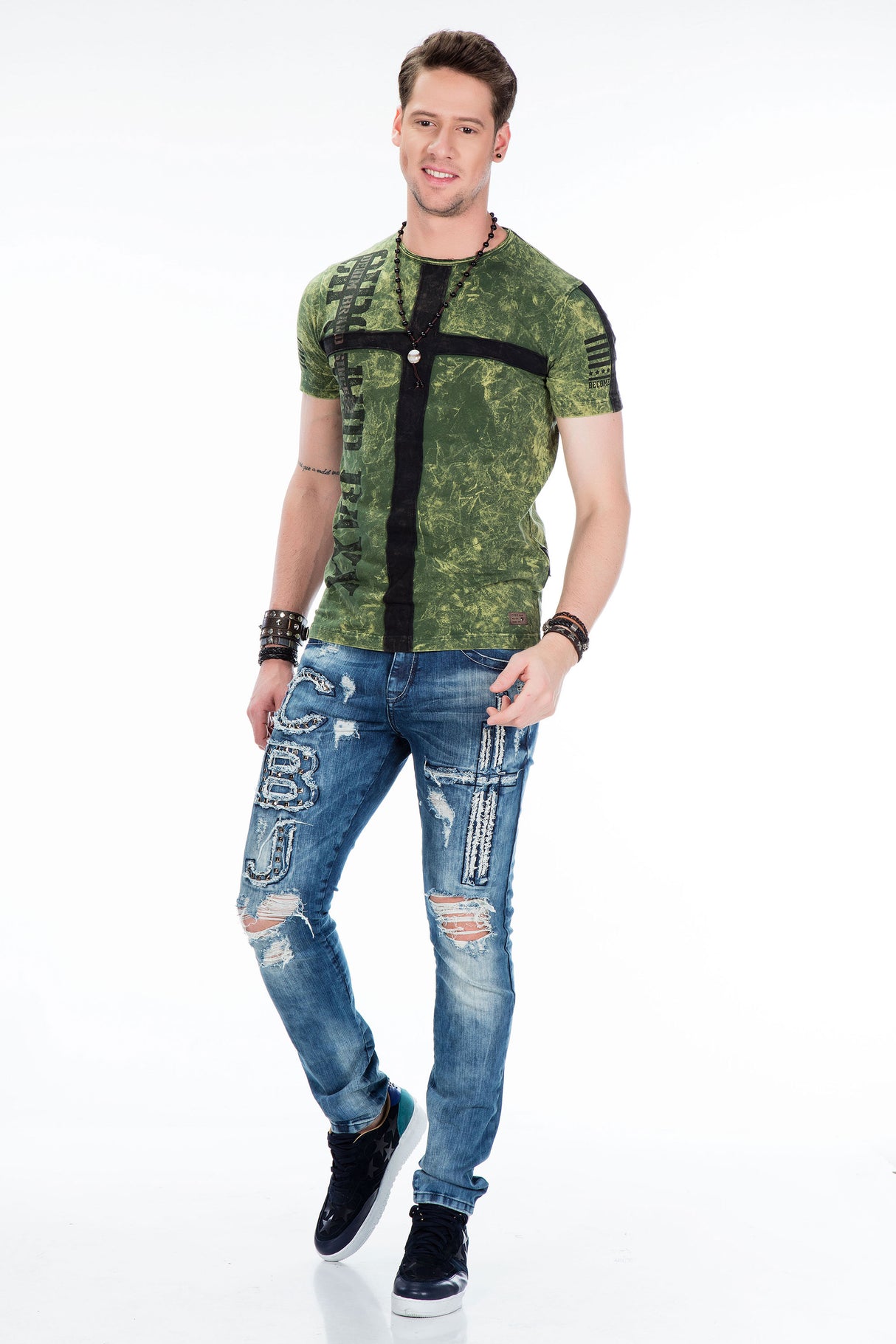 CT441 t-shirt męski z nadrukiem