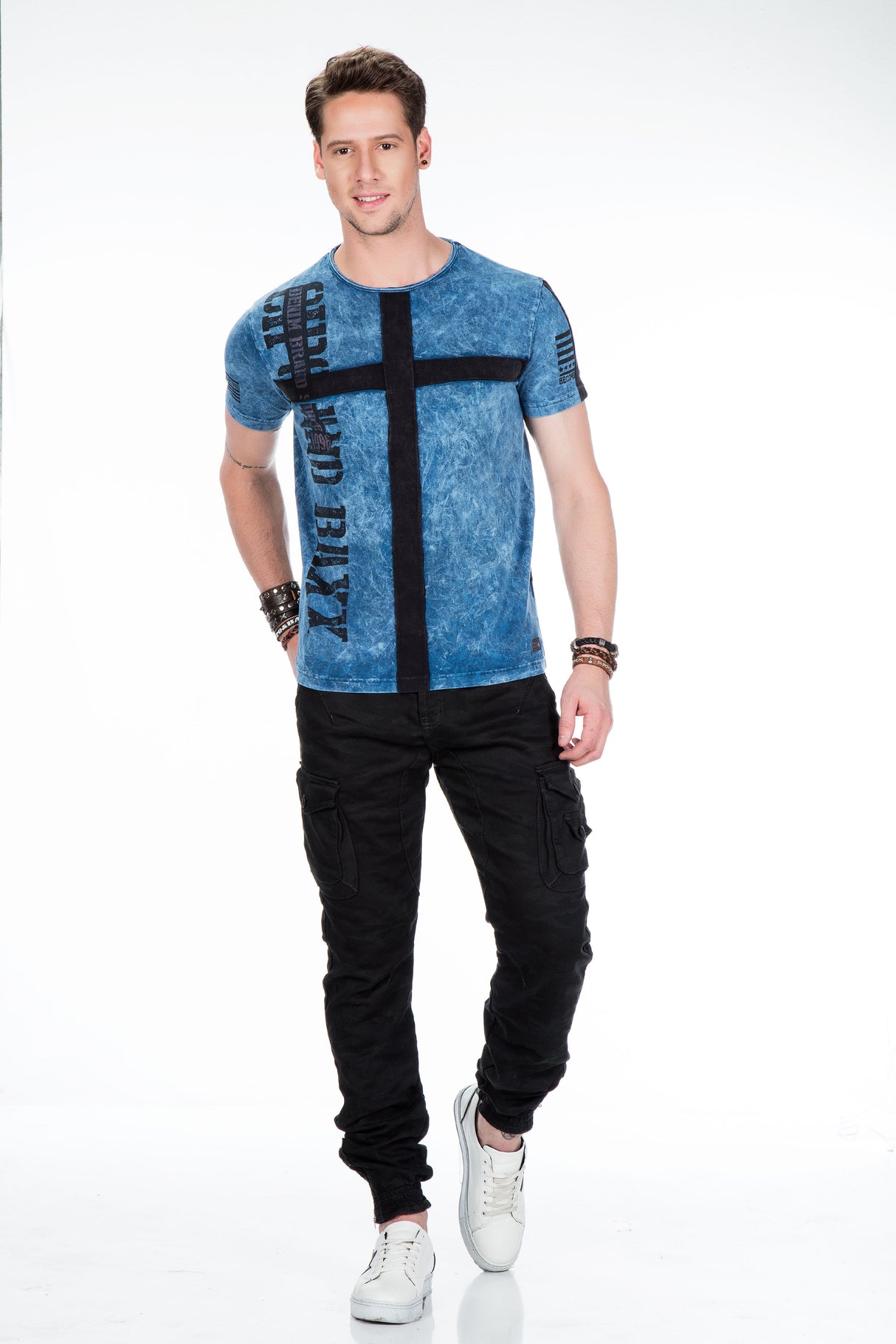 CT441 t-shirt męski z nadrukiem