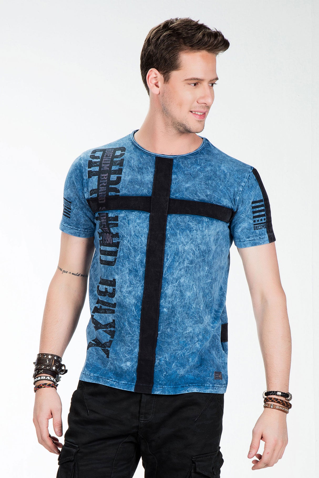 CT441 t-shirt męski z nadrukiem