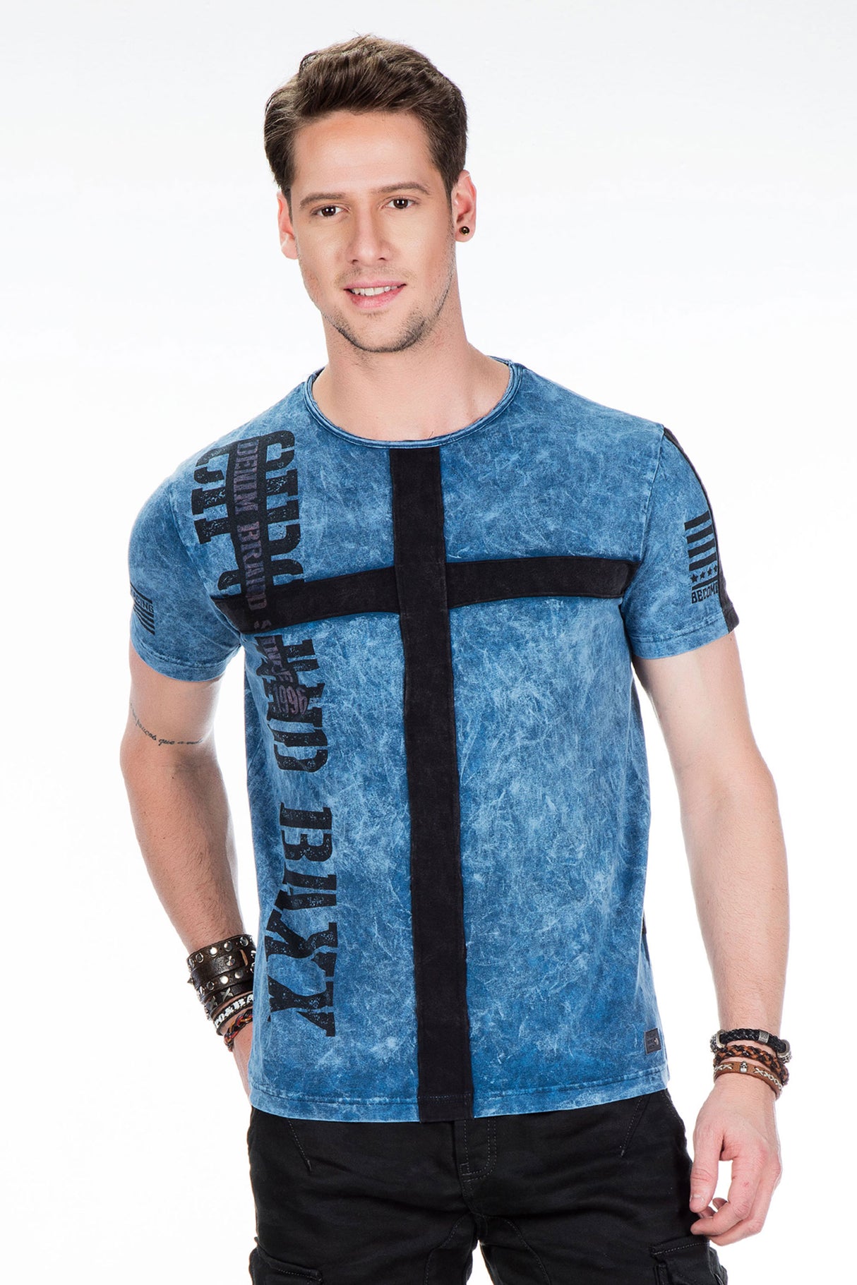 CT441 t-shirt męski z nadrukiem