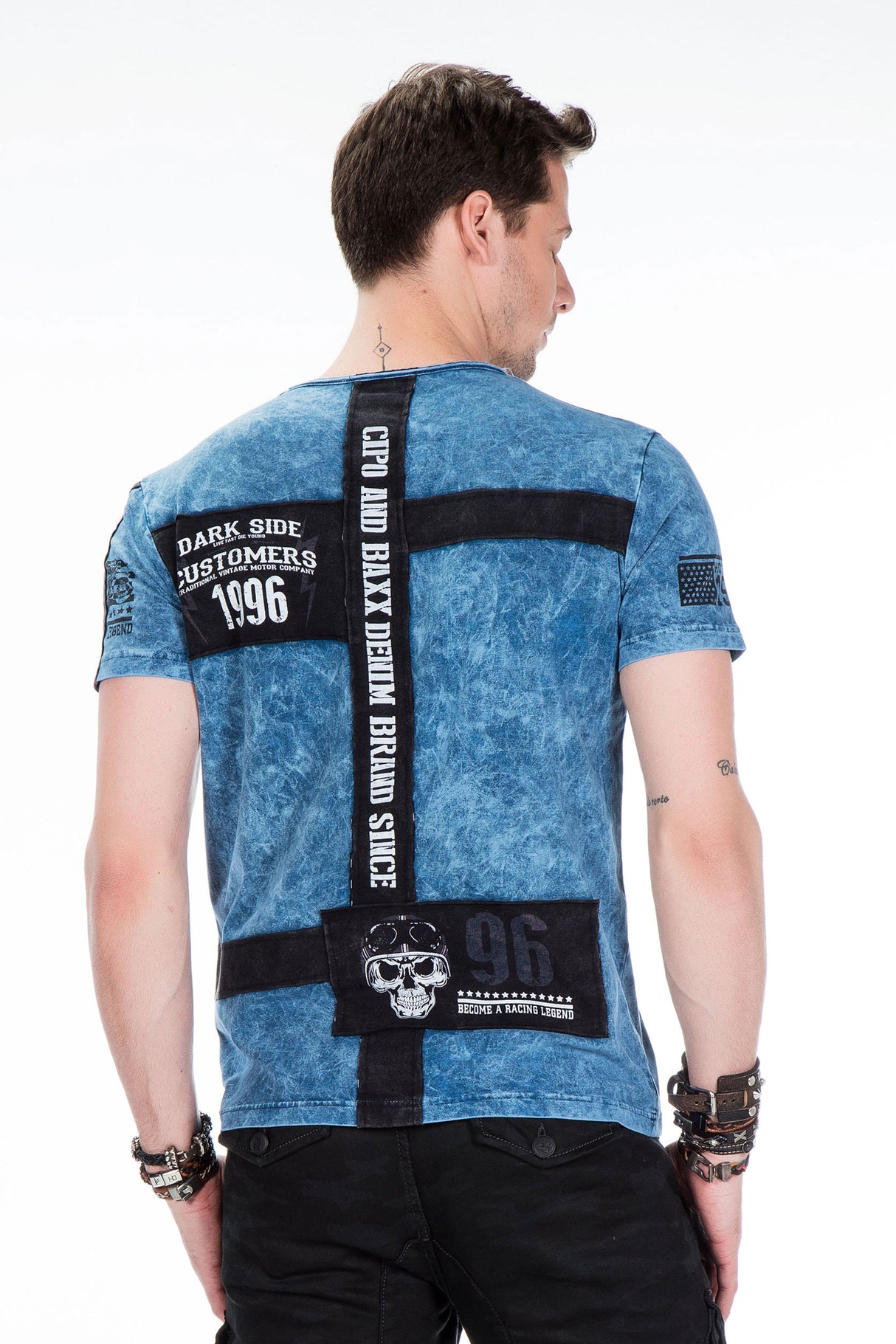 CT441 t-shirt męski z nadrukiem