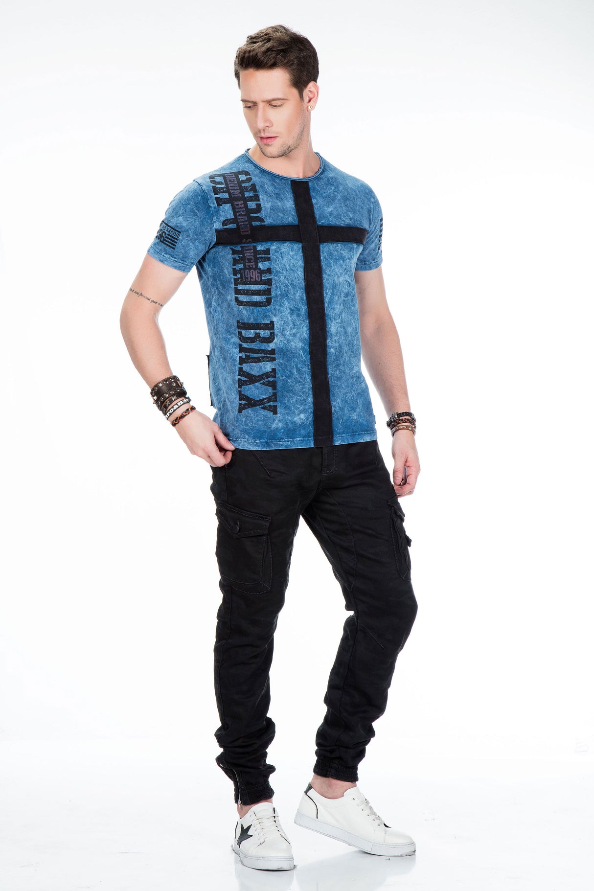 CT441 t-shirt męski z nadrukiem