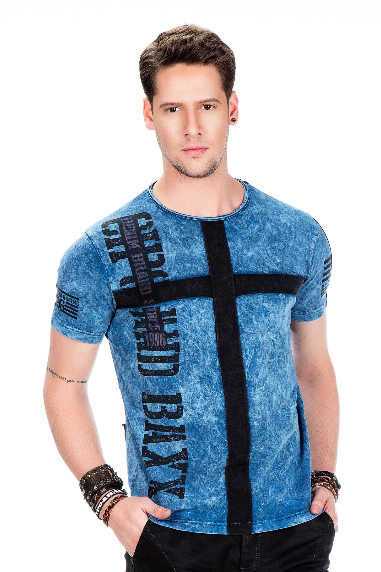 CT441 t-shirt męski z nadrukiem